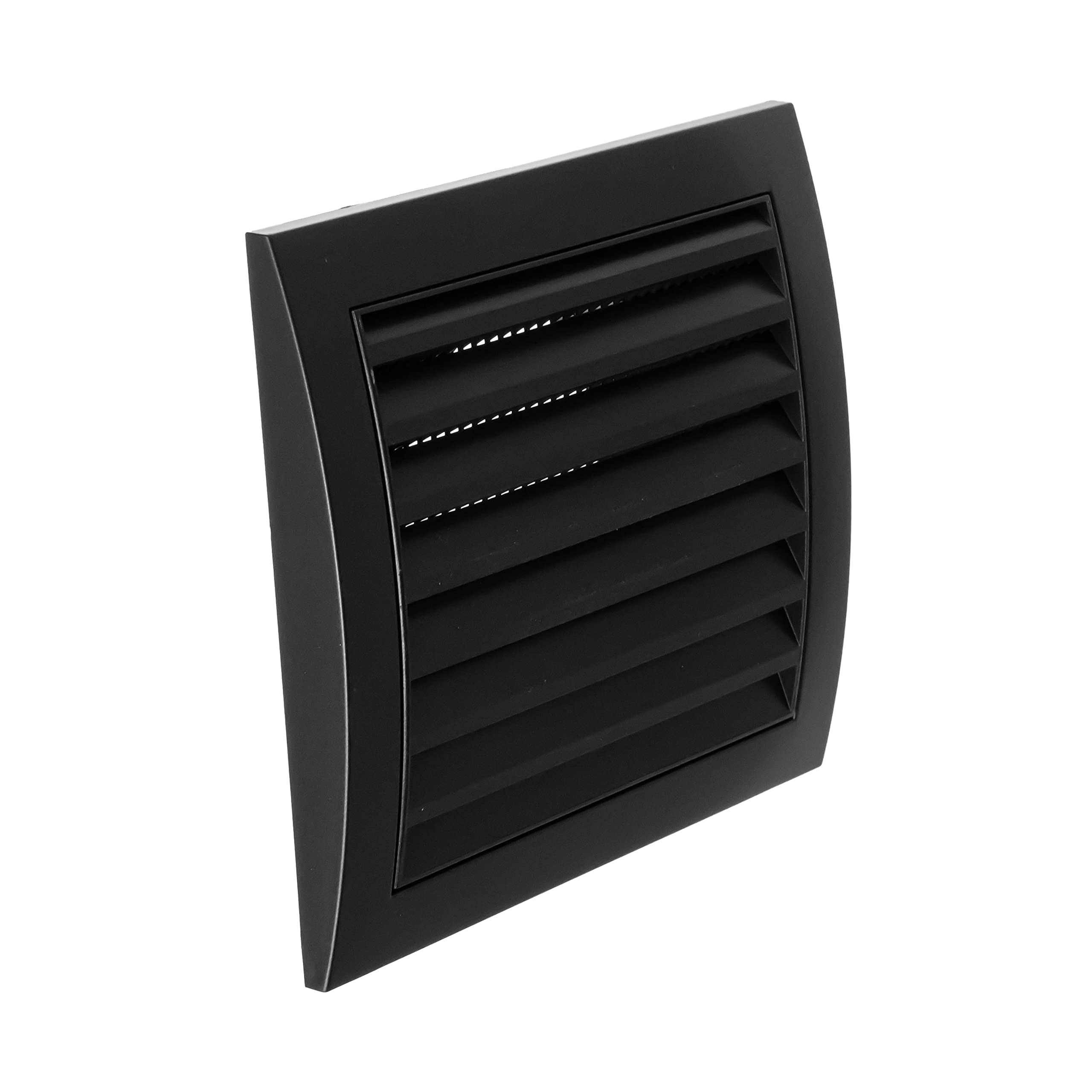 Repa Market 4 Inch Anthracite Dryer Vent Hood/Duct Cover for Walls or Ceiling/ABS Plastic Louvered Air Grille with Built-In Mesh Screen/Exhaust and Dryer Vent Covers for Indoor & Outdoor Use