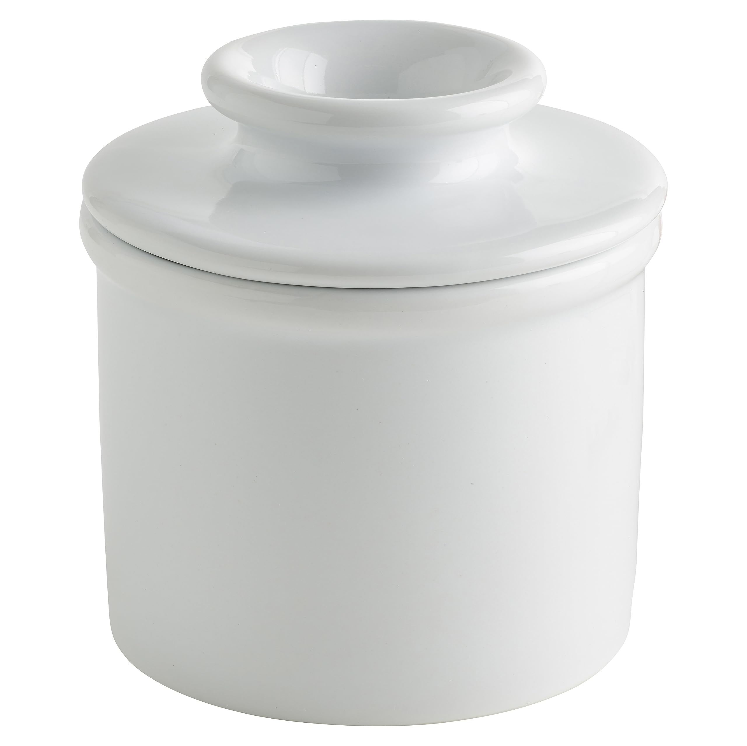Butter Bell - The Original Butter Bell Crock by L. Tremain, a Countertop French Ceramic Butter Dish Keeper for Spreadable Butter, French Ceramic Butter Dish Keeper, Specialty (Ivory Matte)