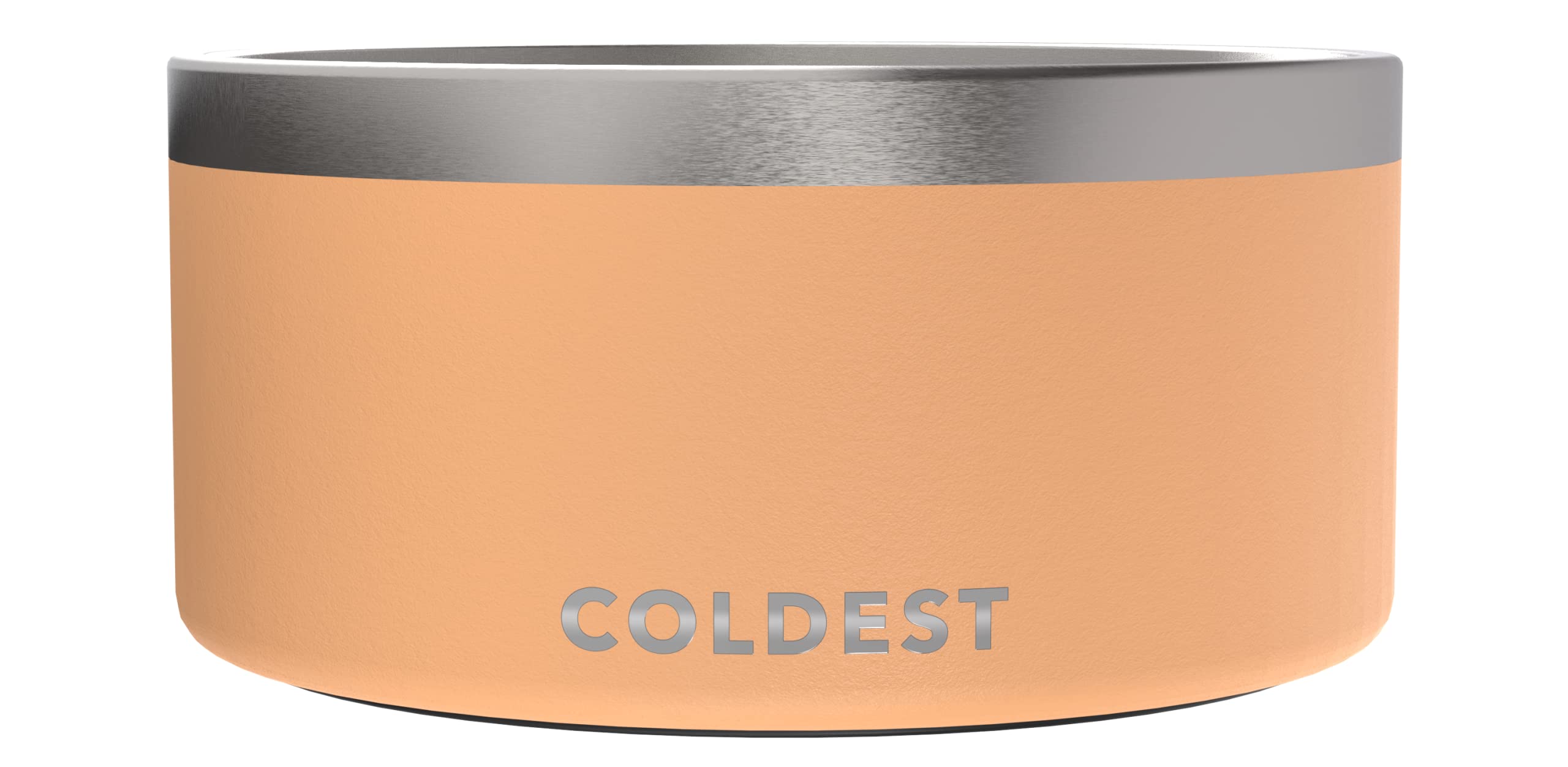 Coldest Dog Bowl - Anti Rust Metal, Non Slip, 3 Layers Insulated Stainless Steel Dog Bowls - Spill Proof & Heavy Duty - Water Bowl for Dogs, Cats & Pets, Dish Washer Safe (21 oz, Mars Red Glitter)