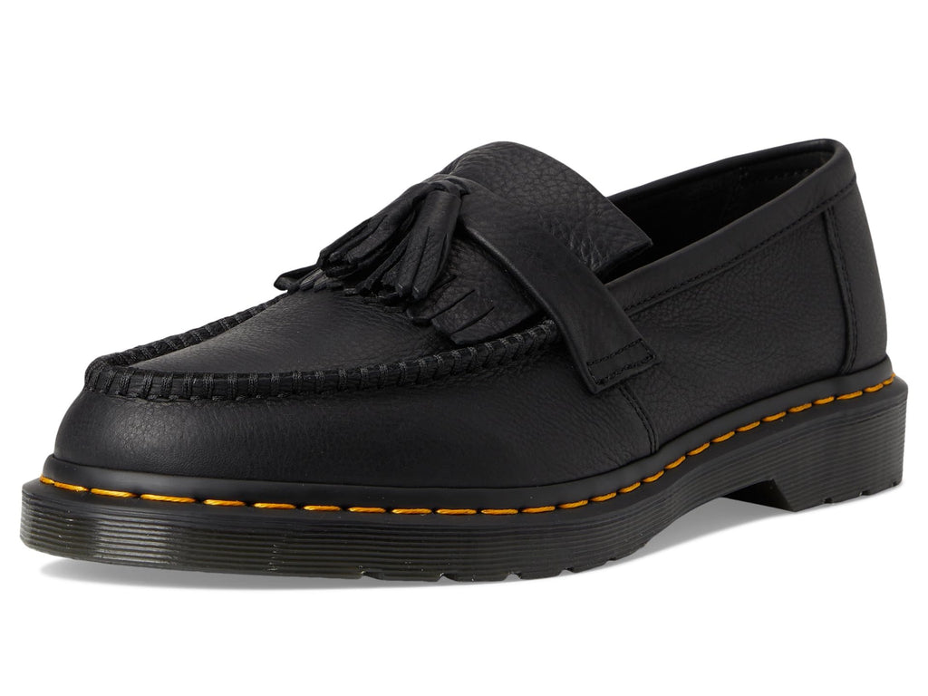 Dr. Martens Unisex Adult Adrian Yellow Stitch Leather Loafers