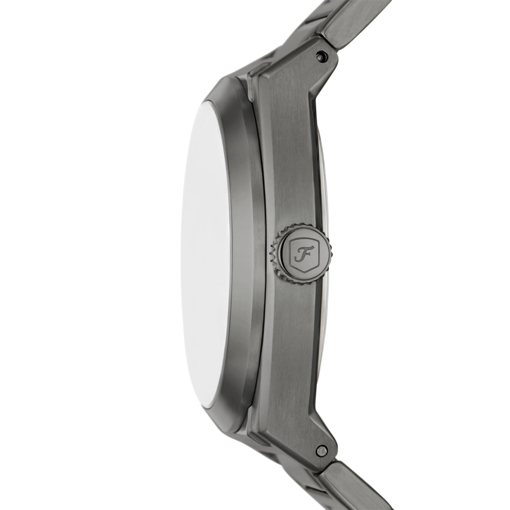 Fossil Men's Everett Quartz Stainless Steel Watch, Three-Hand Watch for Men