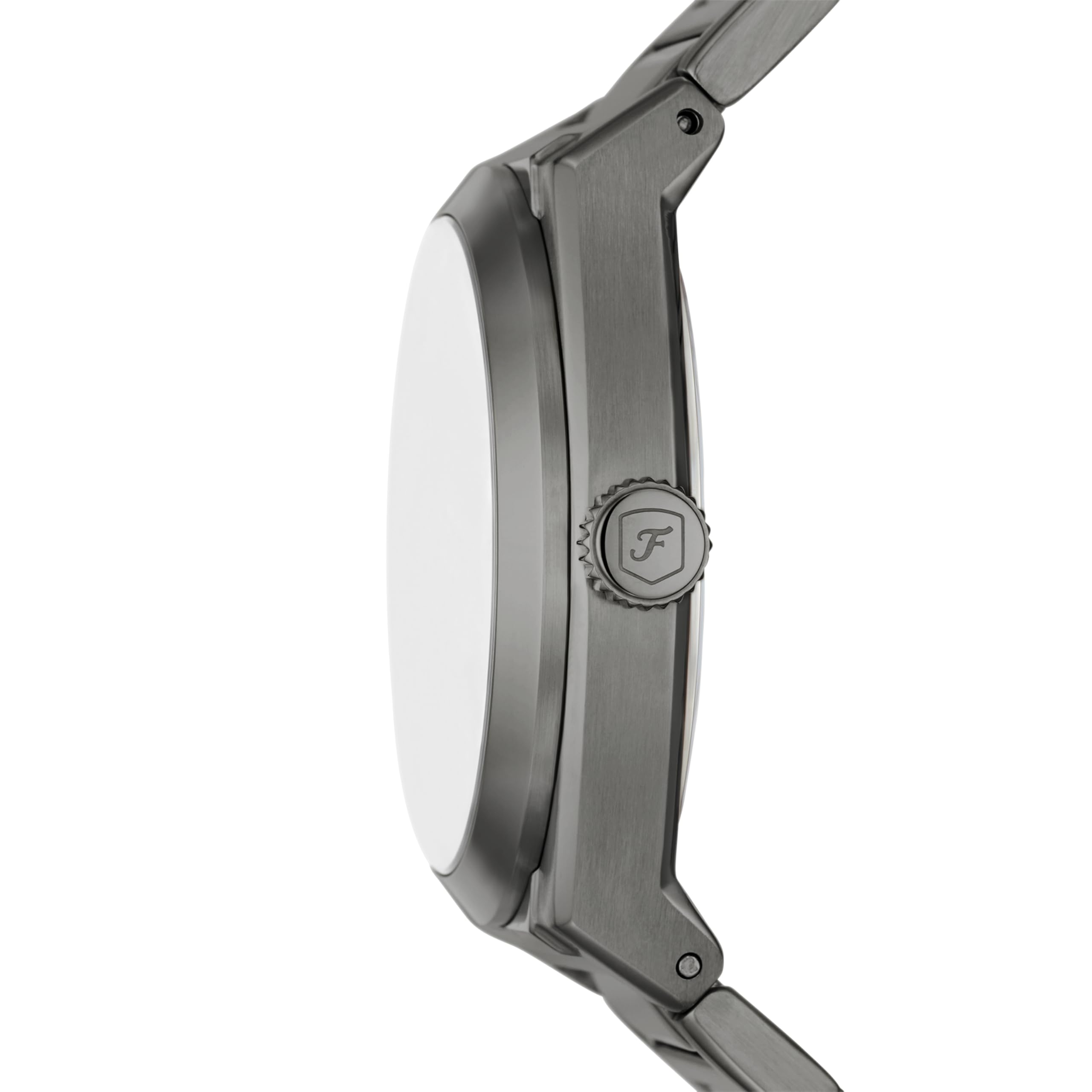 Fossil Men's Everett Quartz Stainless Steel Watch, Three-Hand Watch for Men