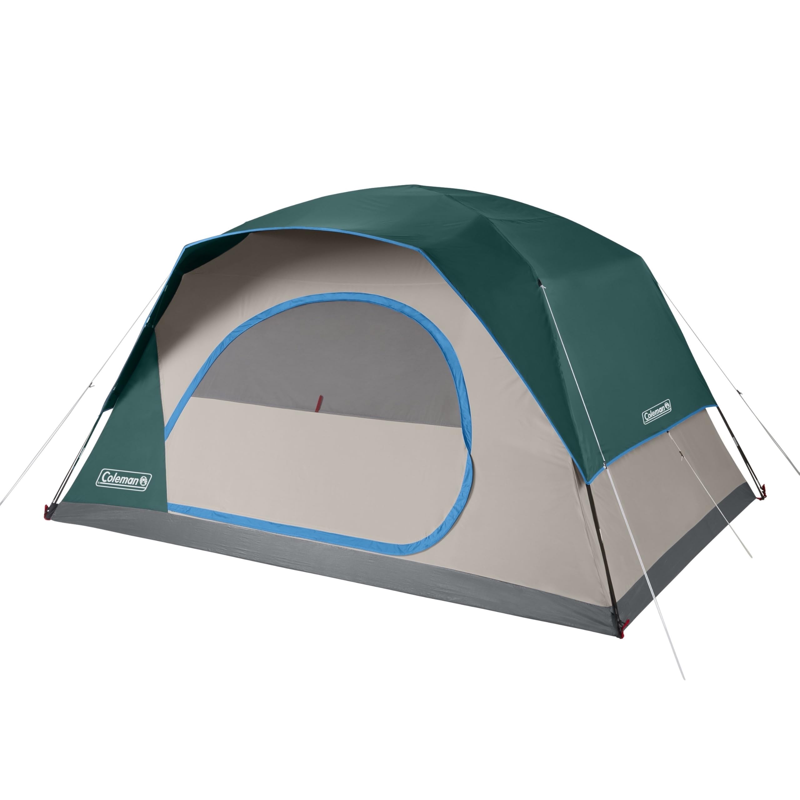 Coleman Skydome Camping Tent with 5 Minute Setup, 2/4/6/8 Person Weatherproof Tent with Rainfly & Carry Bag, 20% More Headroom Than Traditional Canopies