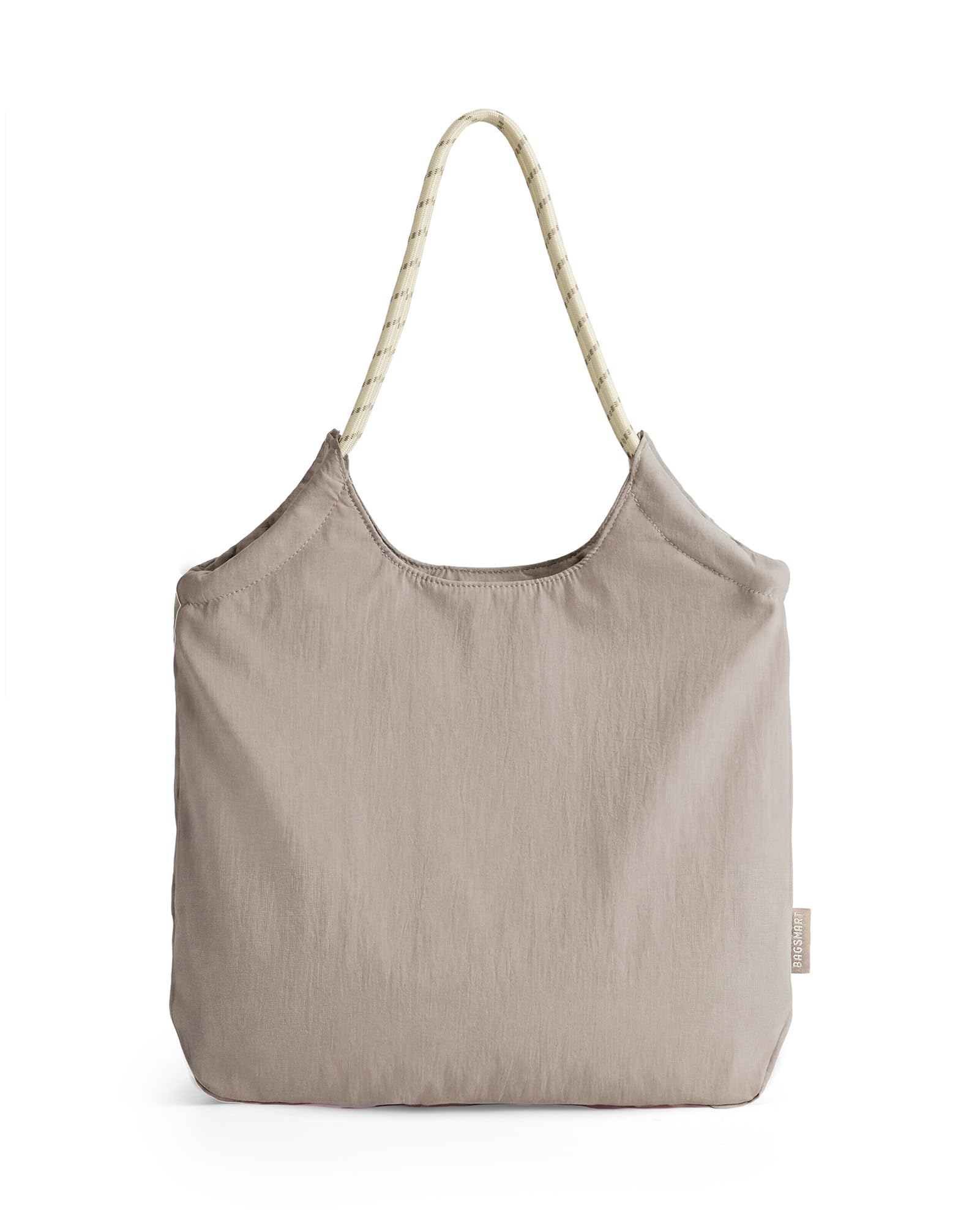 BAGSMART Beach Bags for Women, Beach Tote Bag Beach Bag with Zipper Travel Tote Bag for Women Sandproof Swim Pool Bag | Packable Beach Bag