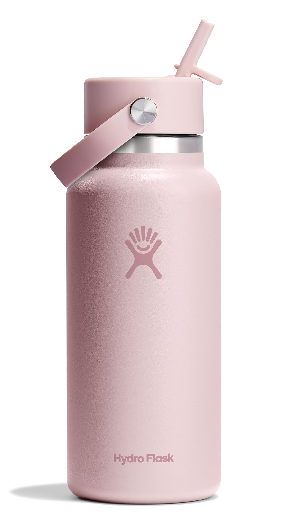 Hydro Flask Water Bottle - Insulated Stainless Steel - Wide Straw Lid, Non Spill, Leakproof in 24 Oz Forest Green Arc