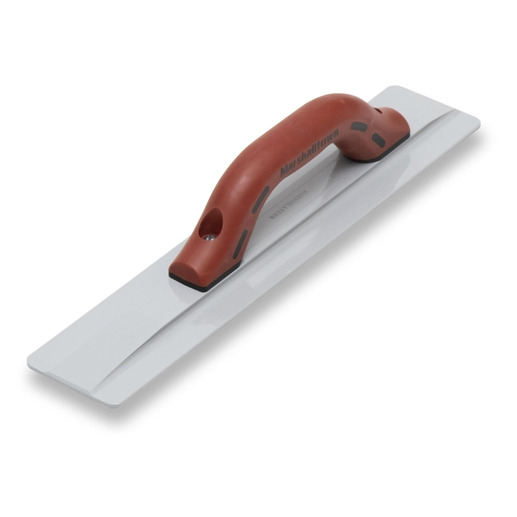 MARSHALLTOWN 12 Inch Beveled End Mag Float, DuraSoft Handled Cast Magnesium Blade, Assembled in USA, Concrete Hand Tool, 142D