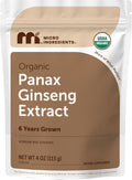 Micro Ingredients Organic Korean Ginseng Root Powder, 4 Ounce | Red Panax Ginseng Root | Traditional Asian Herb | Non-GMO & Vegan Friendly