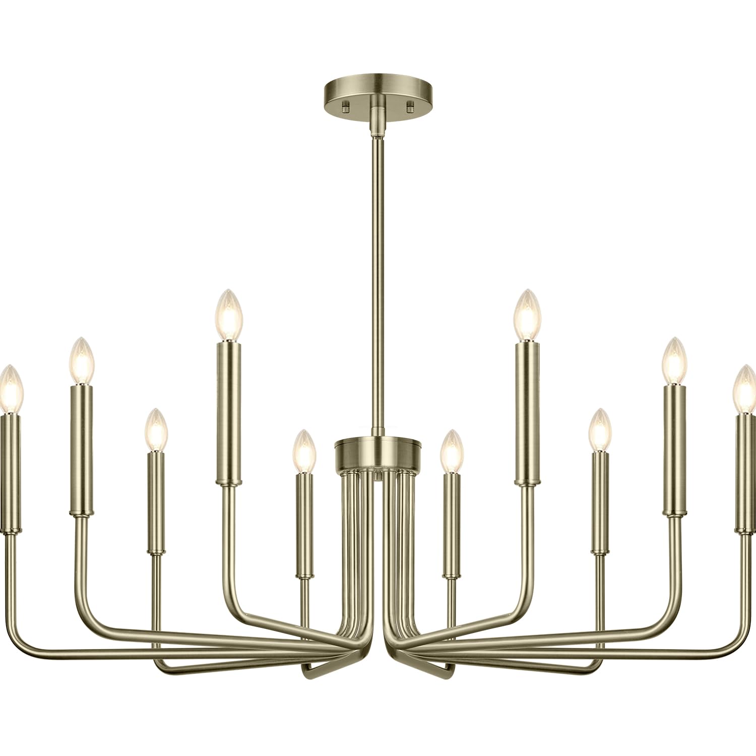 Rustic Black Chandelier, 6-Light Antique Farmhouse Chandelier for Dining Room Lighting Fixtures, Vintage Candle Pendant Light Fixtures Chandeliers for Dining Room Bedroom, Foyer and Living Room