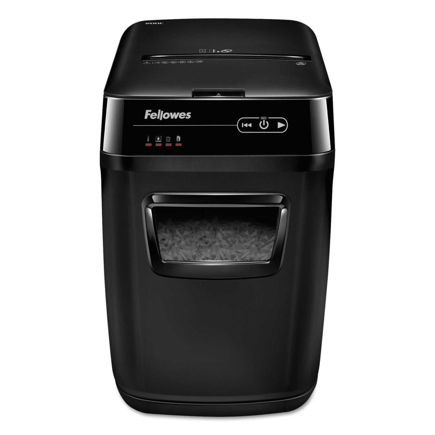Fellowes AutoMax Micro-Cut 100M Commercial Office Auto Feed 2-in-1 Paper Shredder with 100-Sheet Capacity, Black