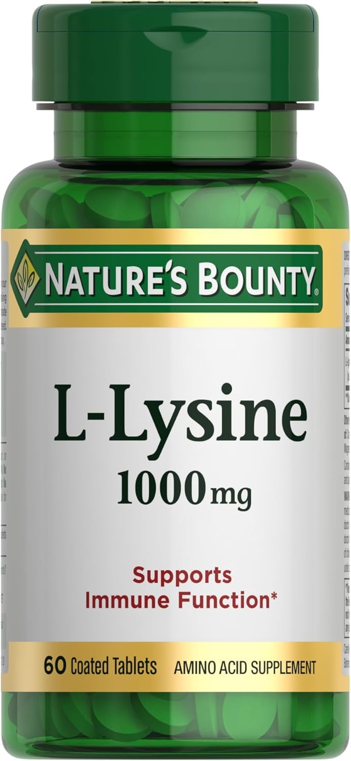 Nature's Bounty L-Lysine, 1000mg, 60 Tablets