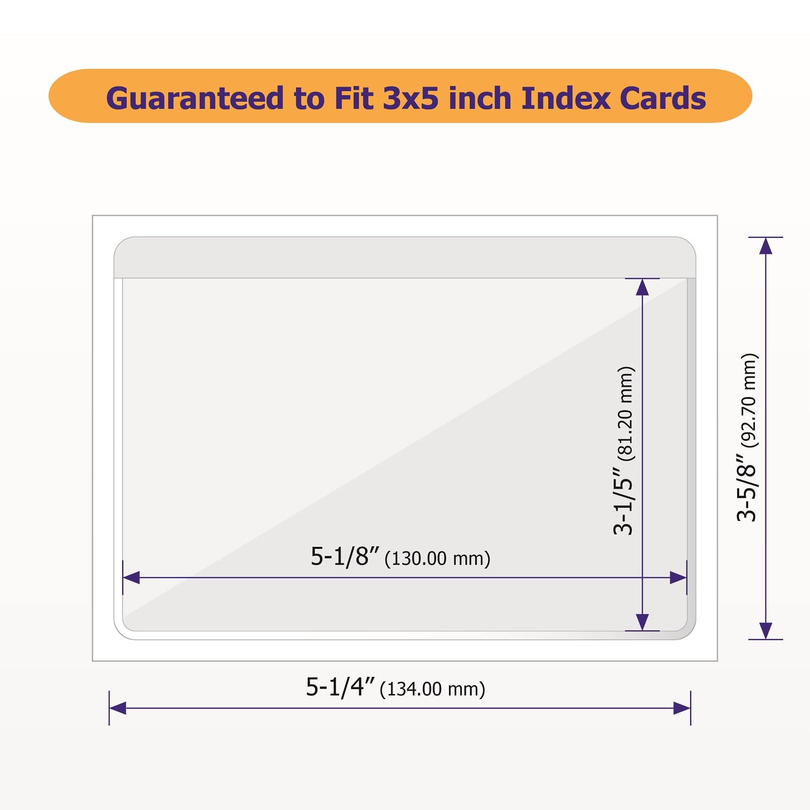 IMAGAME Clear Adhesive Business Card Pocket swith Side Open for Loading, 50 Pack, Plastic Labels Holders for Storage Bins and Library Card, Ideal for Organizing and Protecting Your Business Cards