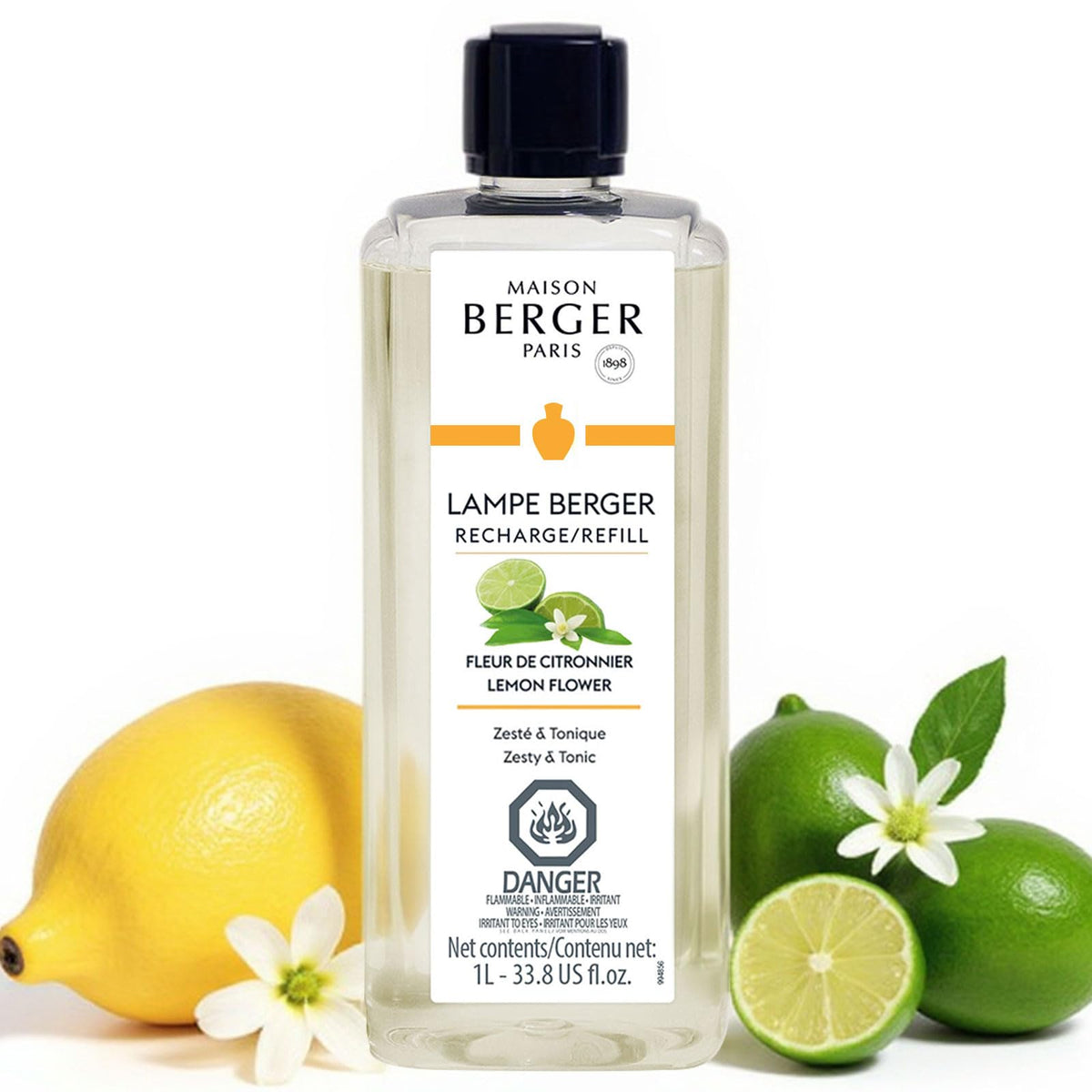 MAISON BERGER Lampe Berger Refill, 1 L, Agaves Garden | Catalytic Lamp Fragrance Refill, Helps Neutralize Odors, ~160 h Fragrance Diffusion, Made in France