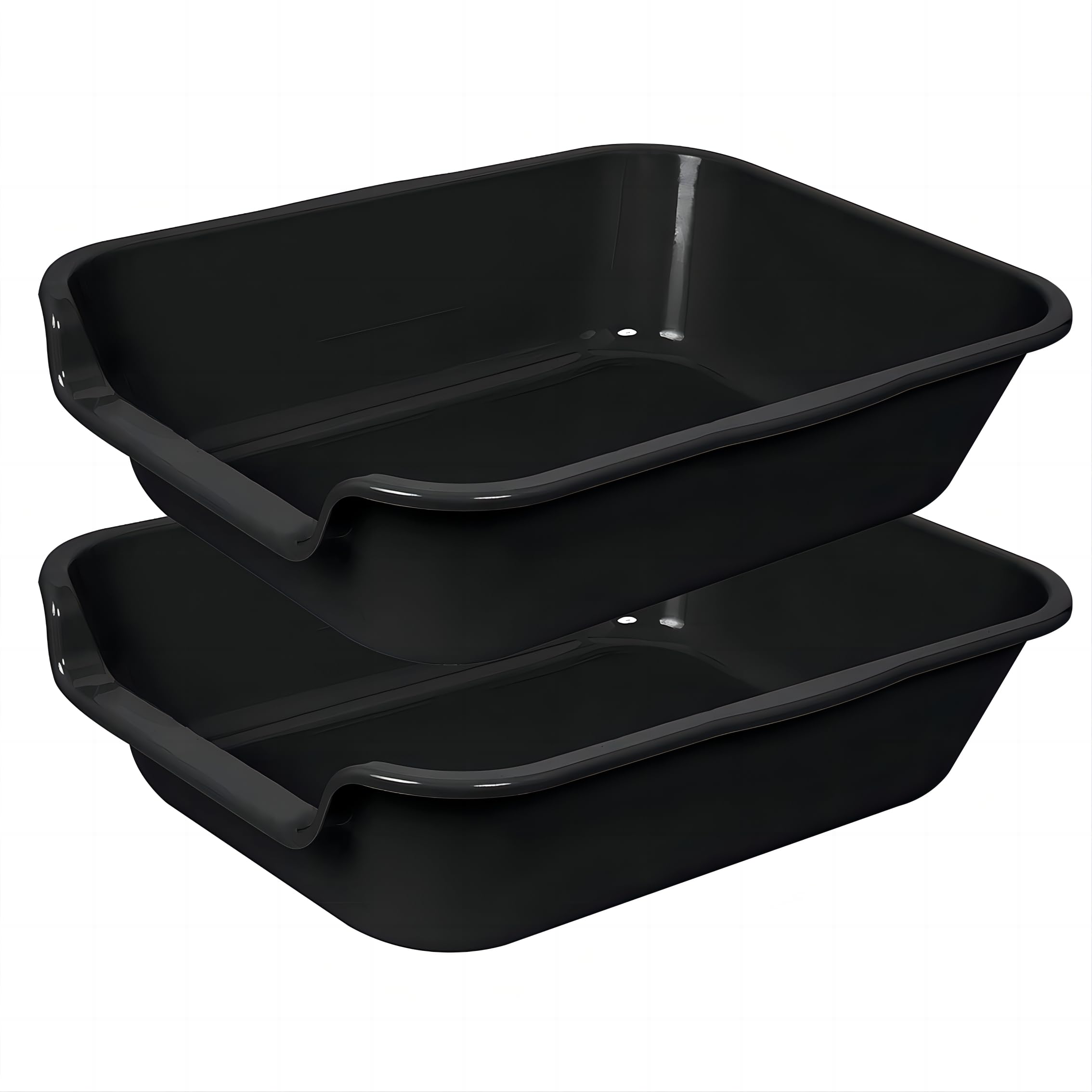 1 Pack of Extra Large Cat Litter Box (ABS Material), Low Entry Senior Litter Pen for Geriatric Kitty Big Cats, Jumbo Pet Safe Litter Boxes Tray for Pets Potty (Beach Sand, 20" L x 15.5" W)