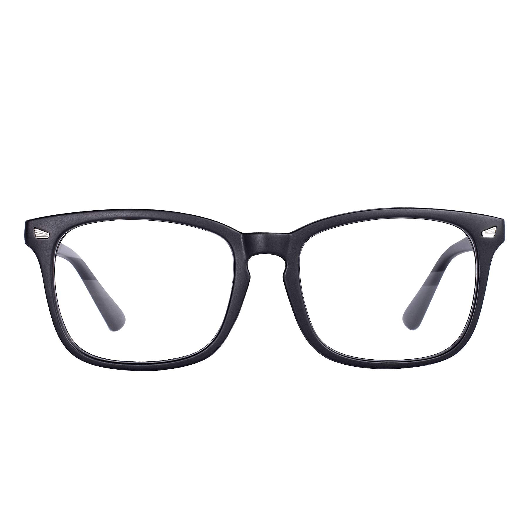 MAXJULI Blue Light Blocking Glasses,Computer Reading/Gaming/TV/Phones Glasses for Women Men(Transparent)