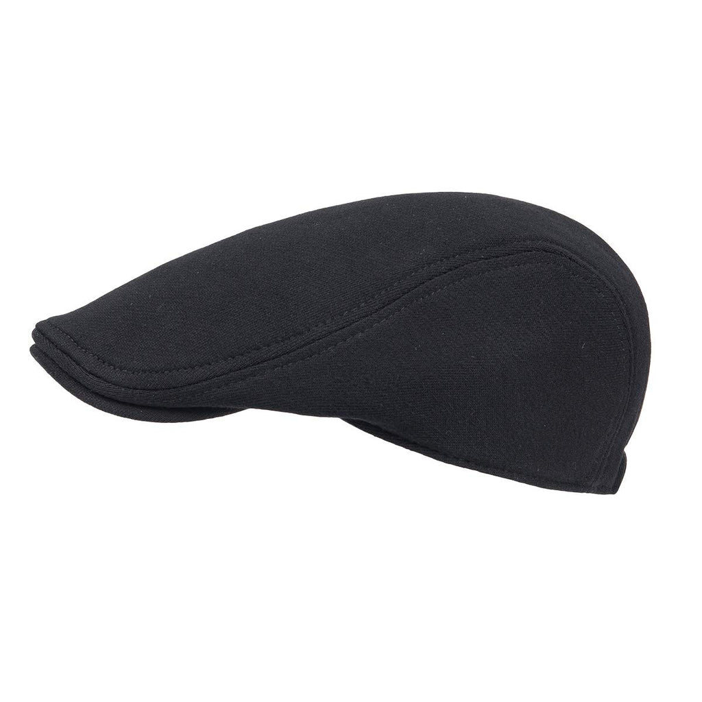 FEINION Men Cotton Newsboy Cap Soft Fit Cabbie Hat