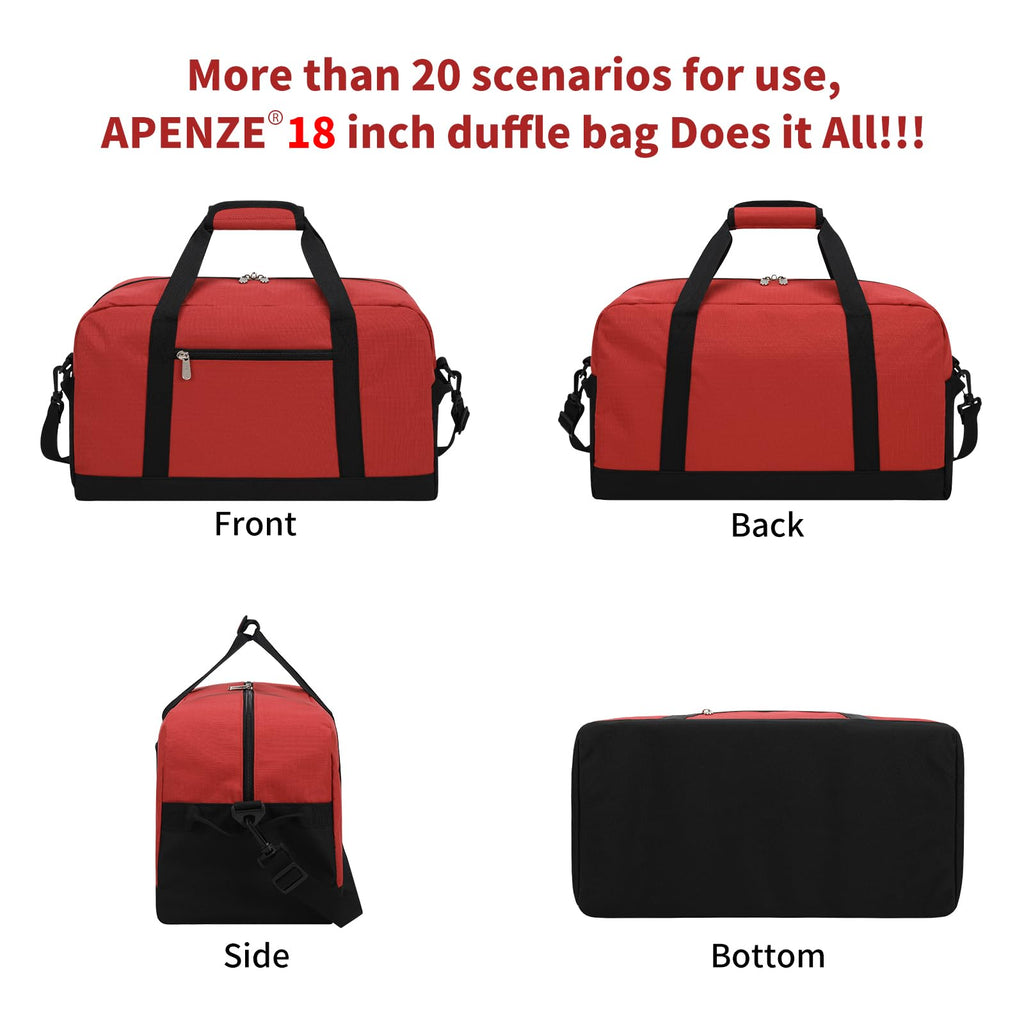 Apenze Small Gym Bag Carry On Bag - 12 in Mini Duffle Bag Lightweight for Overnight Travel(Camouflage)