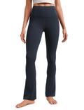 CRZ YOGA Butterluxe Mini Flared Leggings 30"/31.5"/33'' - High Waist Bootcut Casual Lounge Women Yoga Pants with Pocket