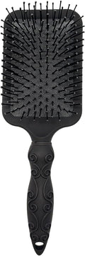 Amazon Basics Paddle Brush for Hair, Gentle Detangling, Wet or Dry Hair, Tangle-Free with Flexible Bristles