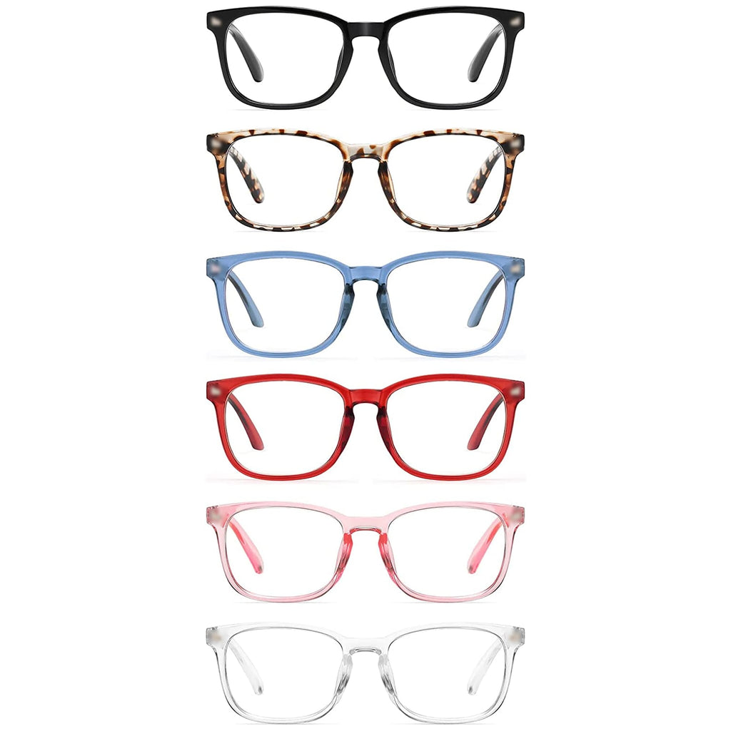 CCVOO Mix & Match Reading Glasses for Women - Lightweight, Comfortable Fit, Clear Vision - Blue Light Blocking