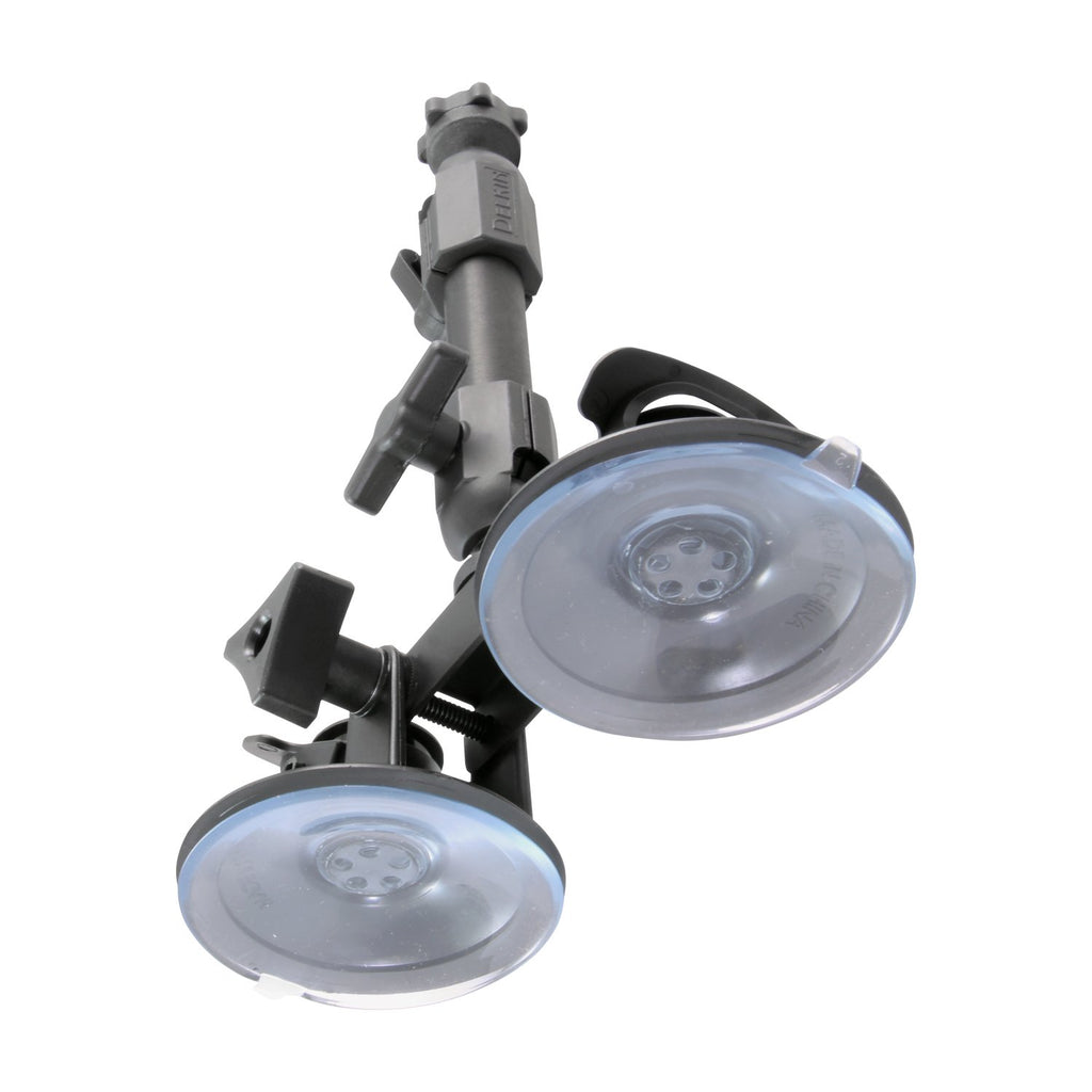 Delkin Devices Fat Gecko Mini Suction Camera Mount - Powerful Suction Cup Camera Mount for Car, Motorcycle, Desk, Window | Secure and Adjustable Action Camera Holder for Video Recording