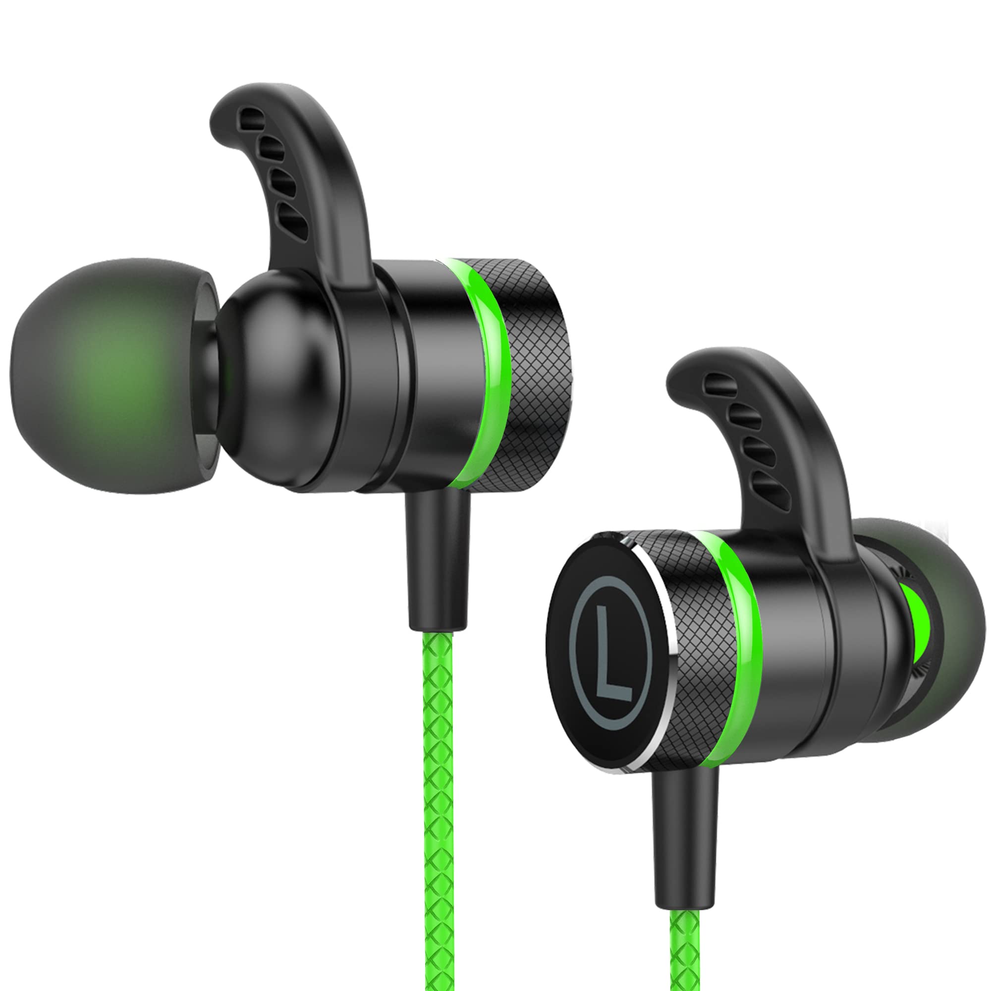 KASOTT SoundMaster Pro V1 - Gaming Earphones with Dual Audio Drivers,Battle Buds,in-Line Mic with Mute and Volume Control, Compatible with Xbox Series,Xbox One,PS5,PS4,Switch,Pc with 3.5mm Aux