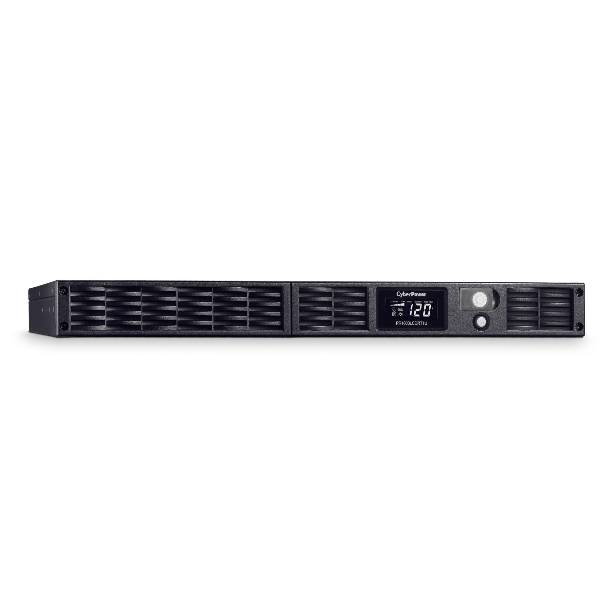 CyberPower PR500LCDRT1U Smart App Sinewave UPS Battery Backup and Surge Protector, 500VA/400W, 7 Outlets, AVR, 1U Rack/Tower, UL Certified
