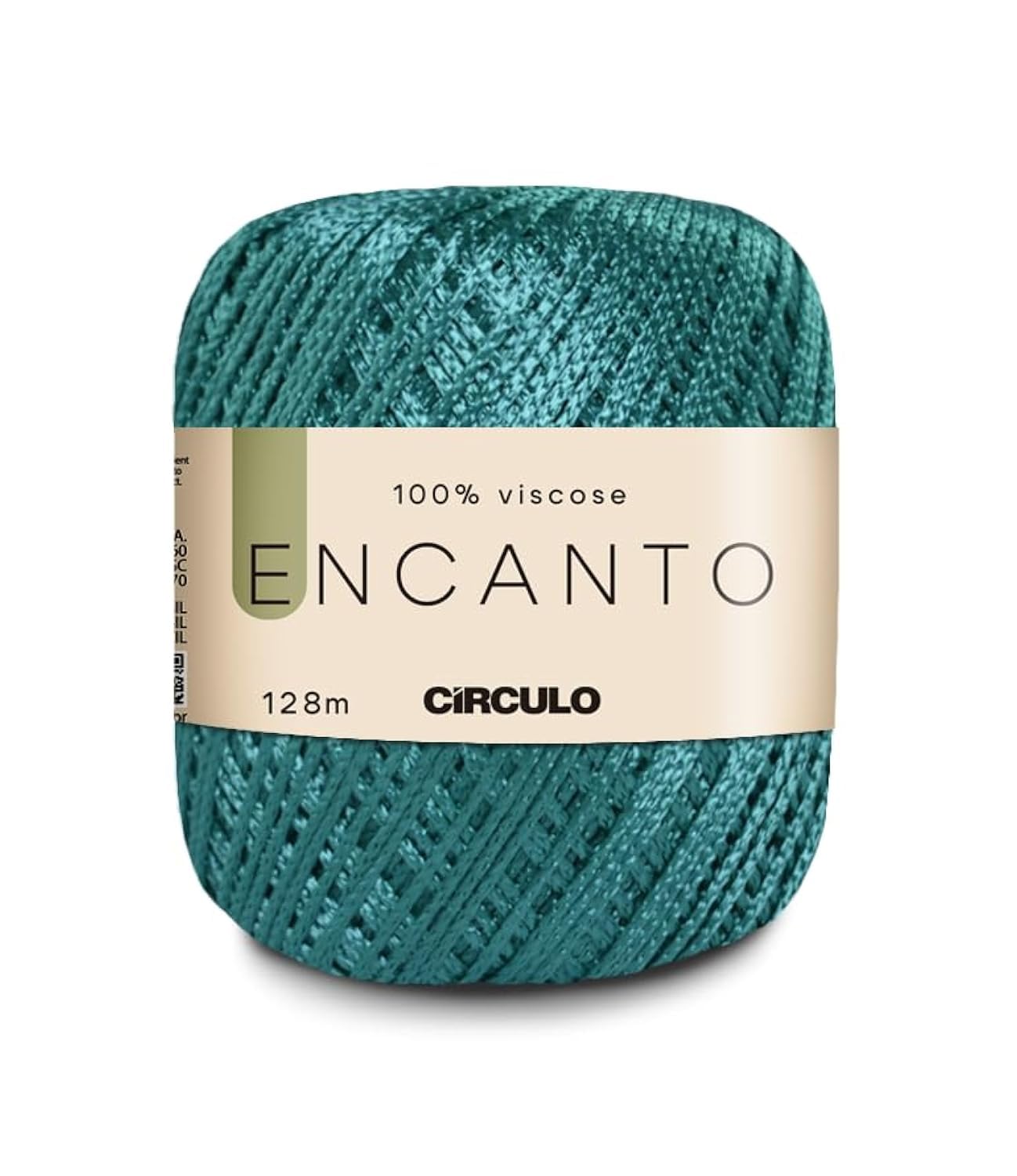 CIRCULO Encanto Slim Roll Yarn 100% Viscose - Luxury & Shine - Sport Weight Yarn - 262 yds, 3.52 oz - Color 1289 - Canary