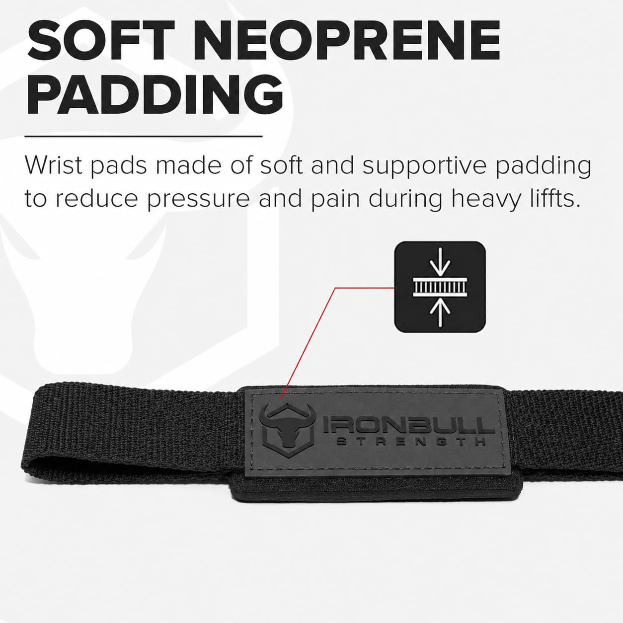 Lifting Wrist Straps for Weightlifting (1 Pair) – Padded Lifting Straps for Deadlifts, Powerlifting, Strength Training & Bodybuilding – Gym Straps for Men & Women