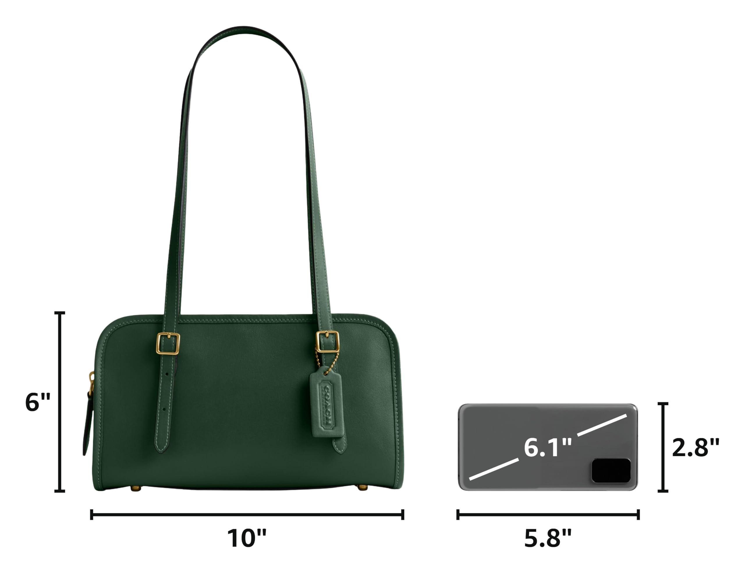 COACH Swing Zip Bag with Grommets
