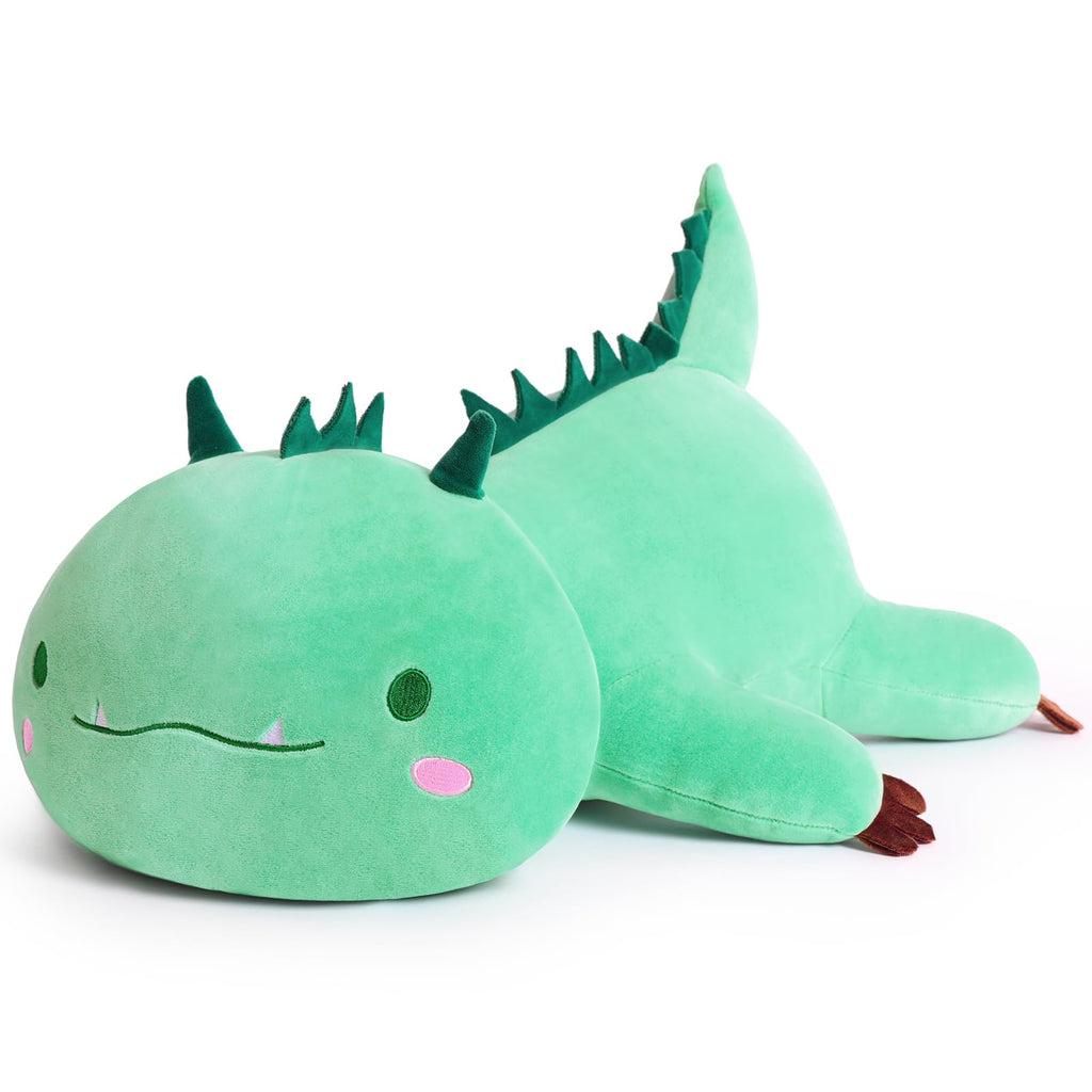 SNOWOLF Black Axolotl Plush Pillow Cute and Soft Axolotl Stuffed Animal Kawaii Plushie Toy Great Gift for Kids, 12"