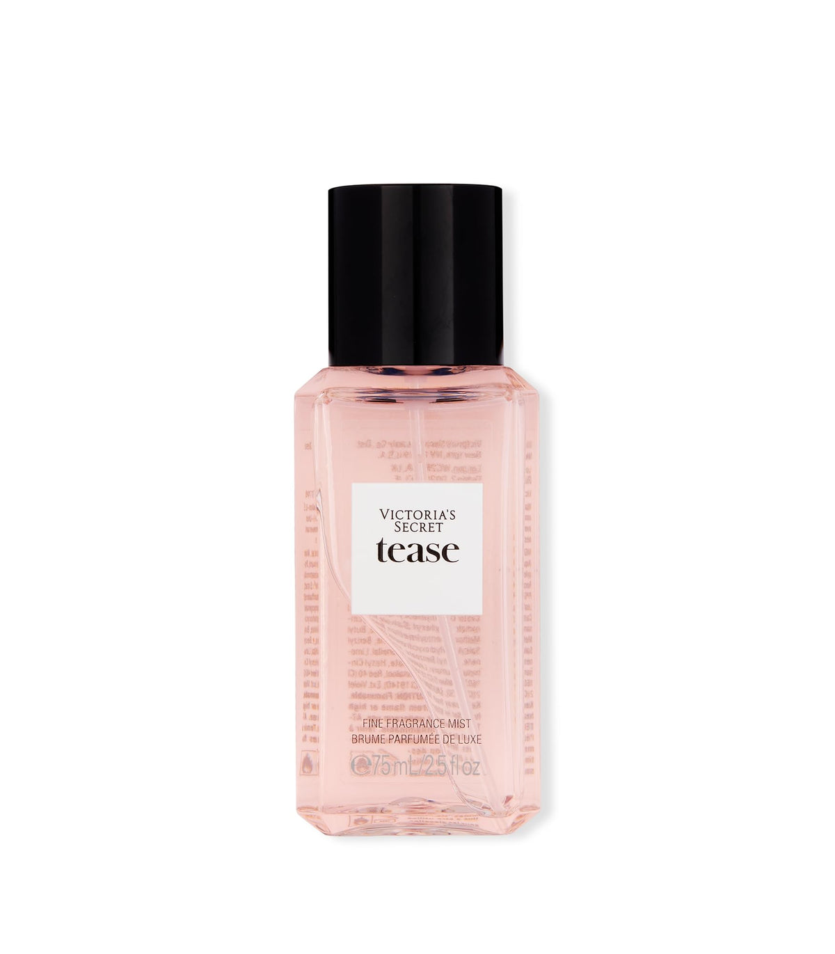Victoria's Secret Bare Fragrance Mini Mist, notas de sándalo australiano, mandarín de Madagascar y violeta egipcia, spray corporal para mujer (2.5 onzas)