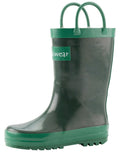 OAKI Toddler Rain Boots - Perfect Kids Rain Boots for Any Weather - Durable Rubber Baby Rain Boots Keep Little Feet Dry, Lightweight Waterproof with Easy-on Handle