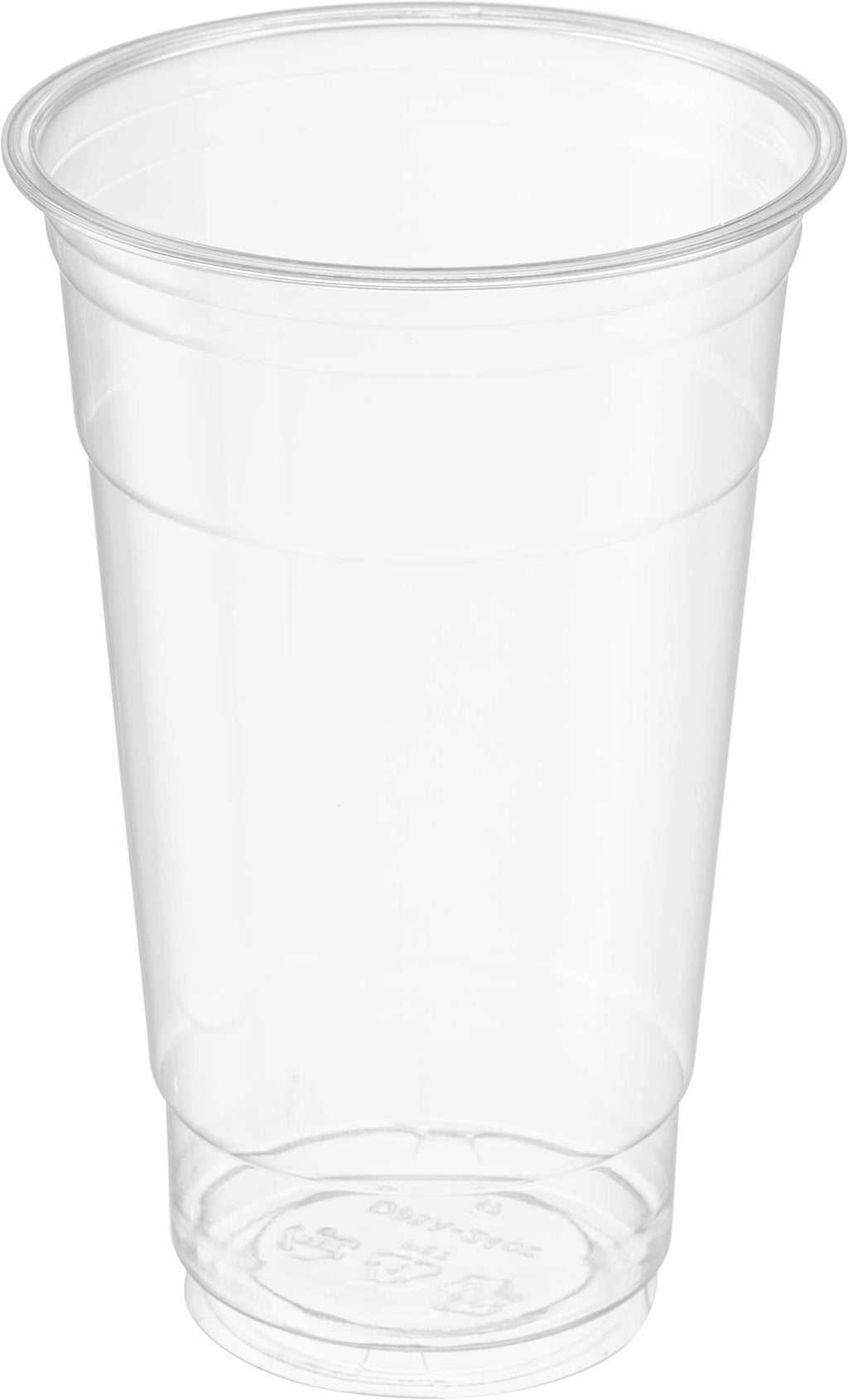 Crystal Clear PET Cups for Iced Coffee,Milkshake, Cold Drinks, Slush, Smoothy's, Slurpee, Ice cream, Dessert, Party's, Plastic Disposable Cups (50, 12 oz)