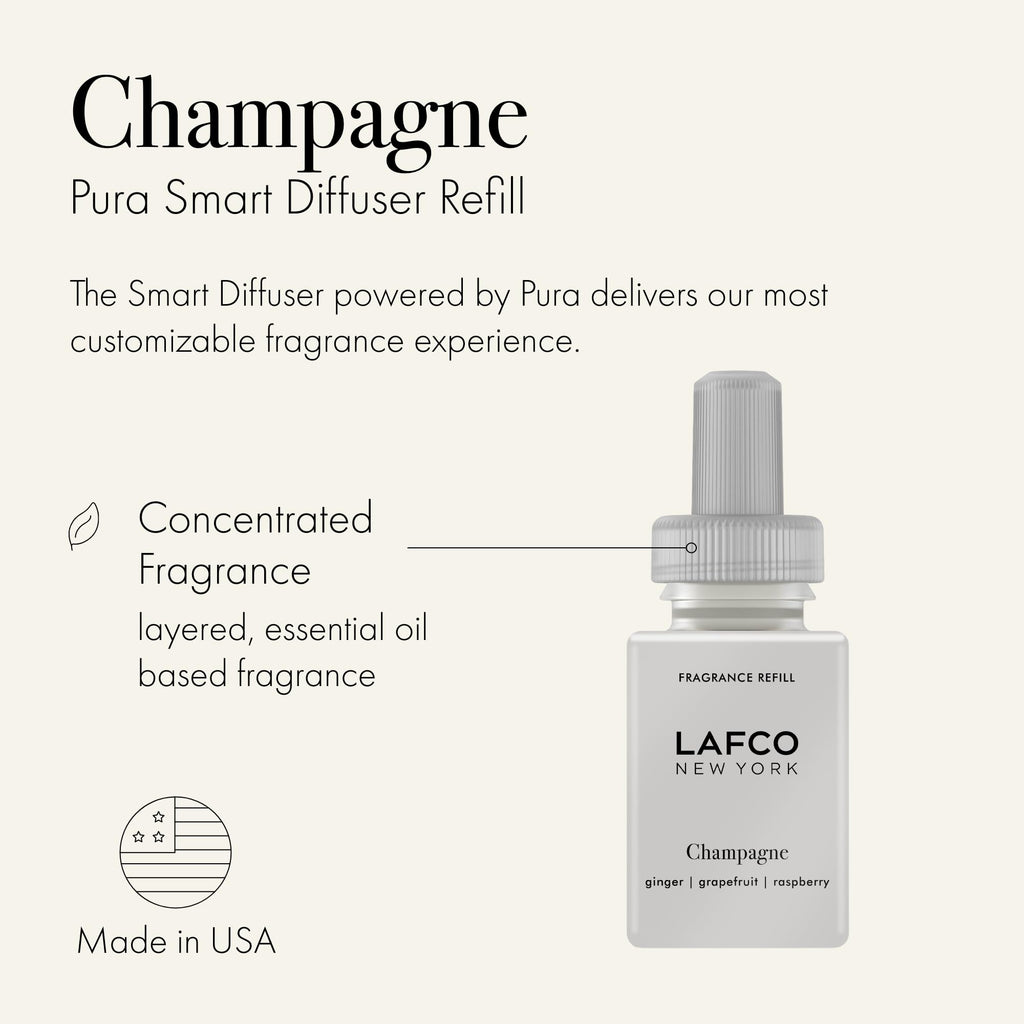 LAFCO New York Pura Smart Device Refill, Big Sky - Pack of 2 - Each Vial Delivers Up to 2 Weeks of Fragrance Life - Made in the USA