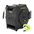 Flexzilla Pro Levelwind Retractable Air Hose Reel, 1/2 in. x 50 ft., Heavy Duty, Lightweight, Hybrid, ZillaGreen - L8335FZ