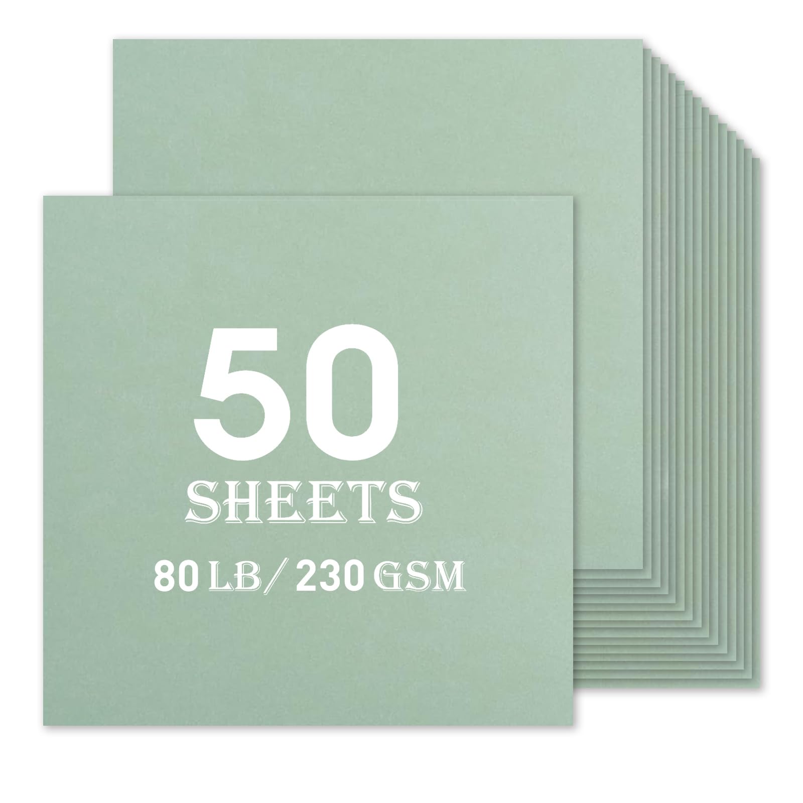 Black Cardstock 50 sheets, 12” x 12” Cardstock Paper Bulk Construction Paper,250GSM Card Stock Printer Paper Scrapbooking Supplies for Diy Crafts Cricut Card Making (Black)