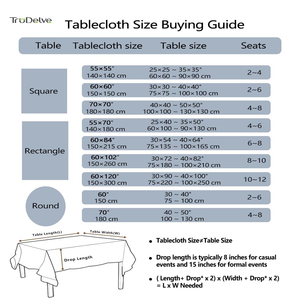TruDelve Cotton Table Cloth Square Tables Beige Striped Tablecloths Fall Outdoor Tablecloth for Picnic Table Cover (Beige,55"x55",Square)