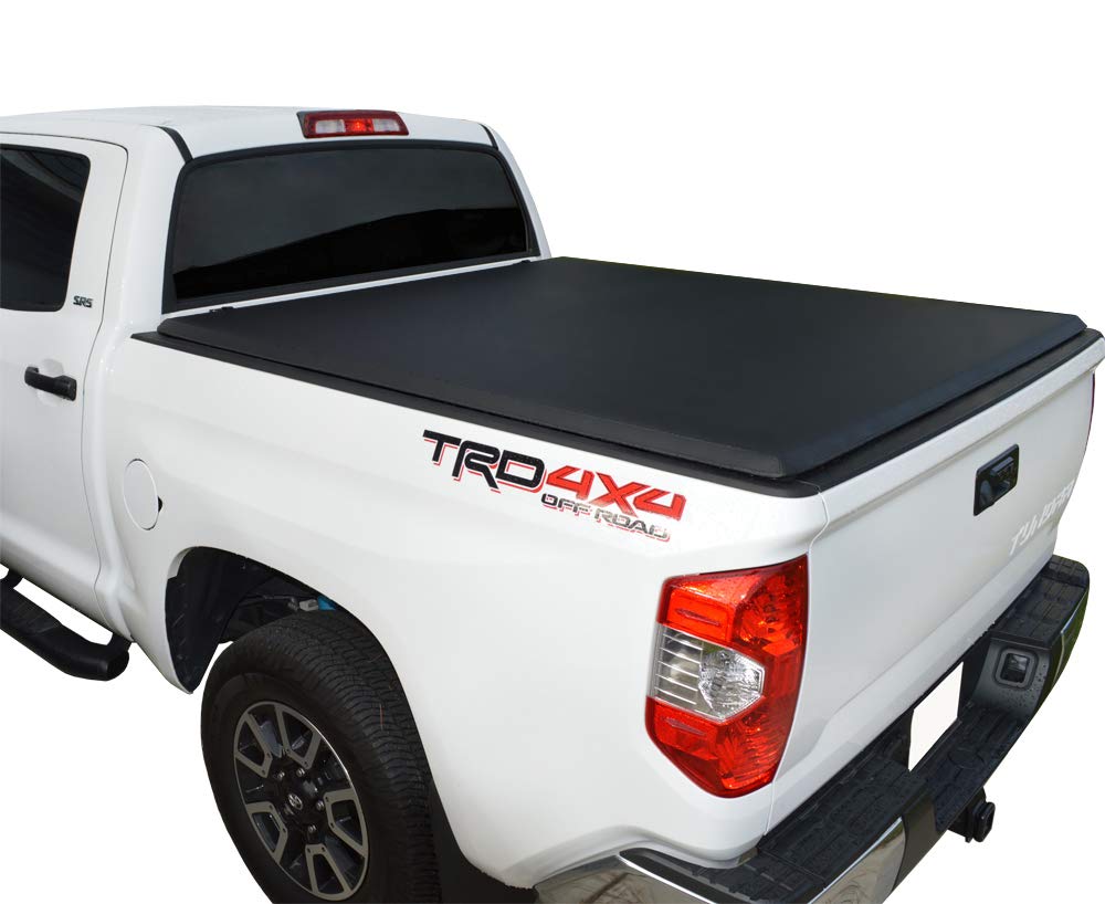 MaxMate Soft Roll-up Truck Bed Tonneau Cover Compatible with 2007-2013 Toyota Tundra | 5.5' (67") Bed | TCT169038