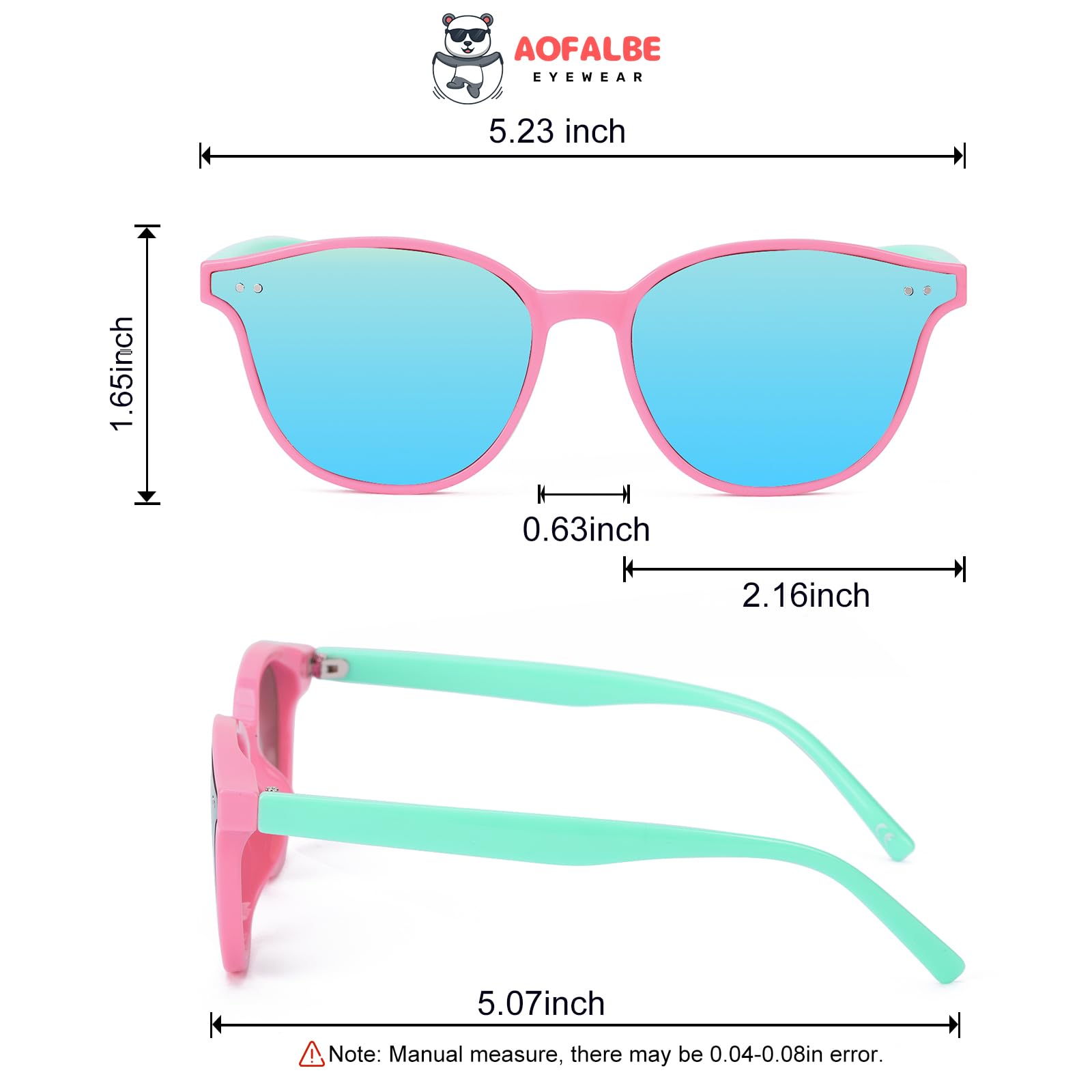 Kids Sunglasses, Sunglasses for Kids Children, Mirrored Sunglasses for Girls Boys Toddler UV400 Age 3-10