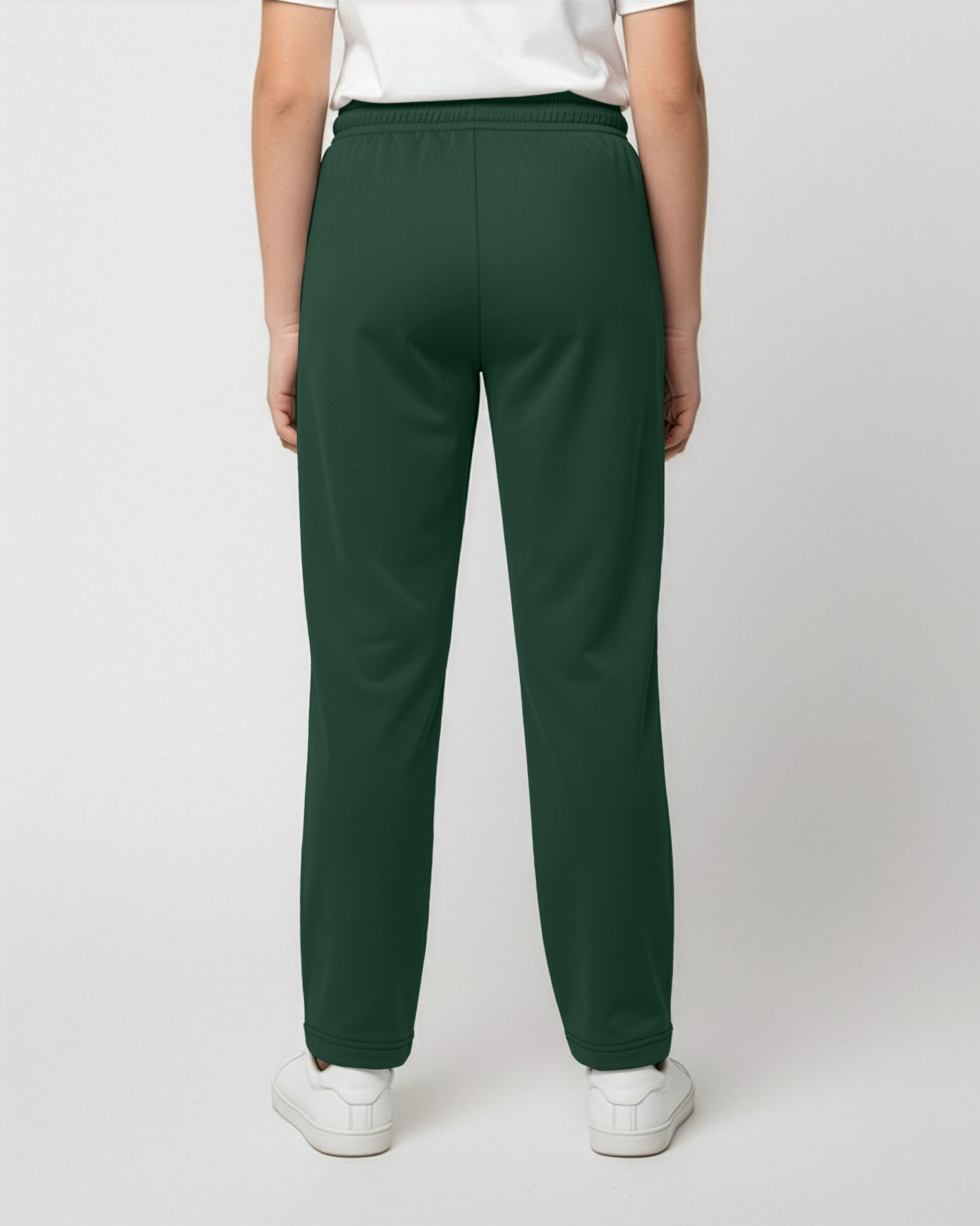 Real Essentials 3 Pack: Boys' Mesh Open Bottom Active Sweatpants with Pockets & Drawstring