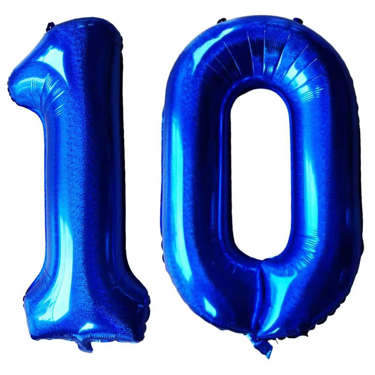 Brown Number 10 Balloons 40 Inch Giant Brown 10 Foil Mylar Balloons for 10th Birthday Anniversary Events Party Decorations