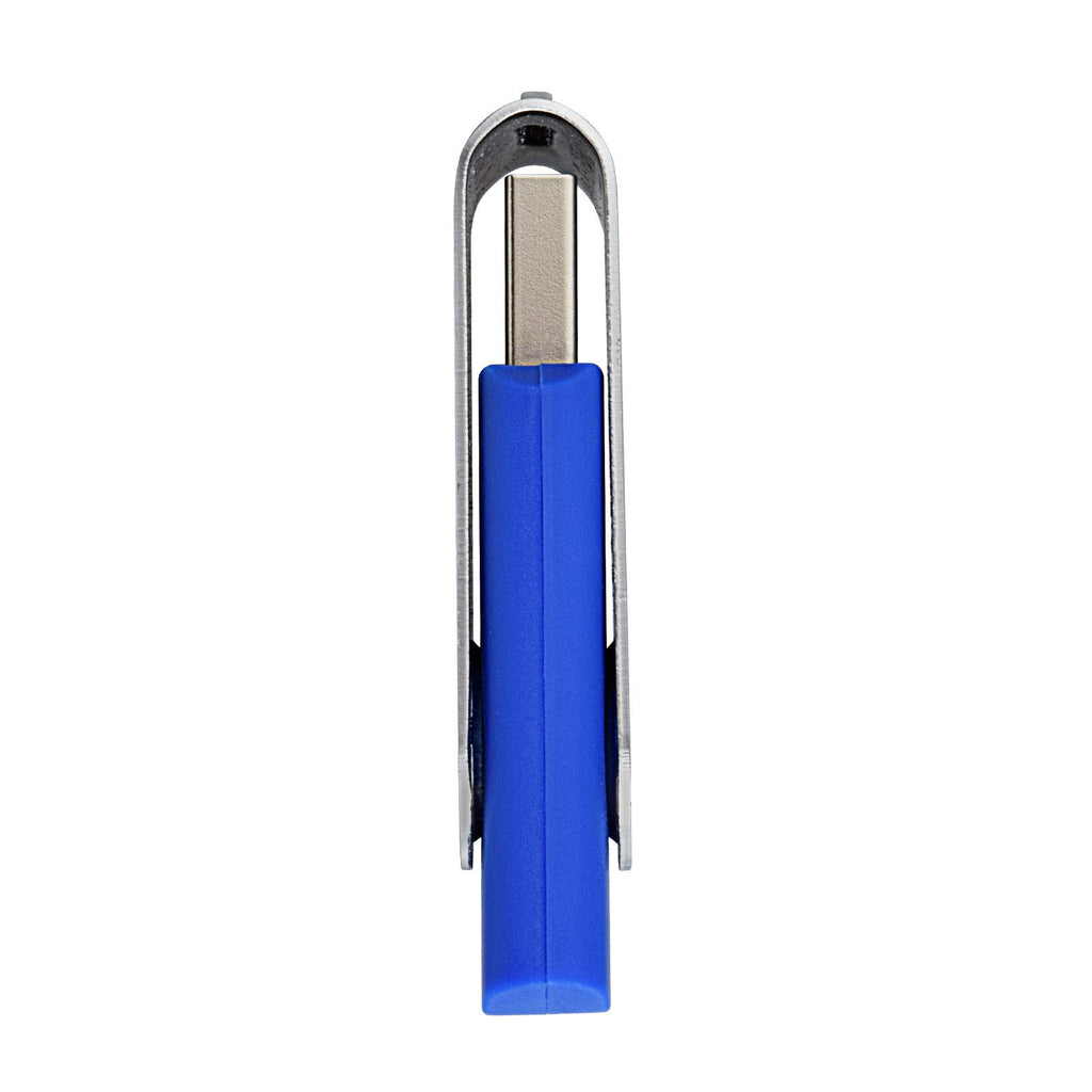 KOOTION 10 X 1GB USB Flash Drive 1gb Flash Drive Swivel Thumb Drive Memory Stick Keychain Design Blue