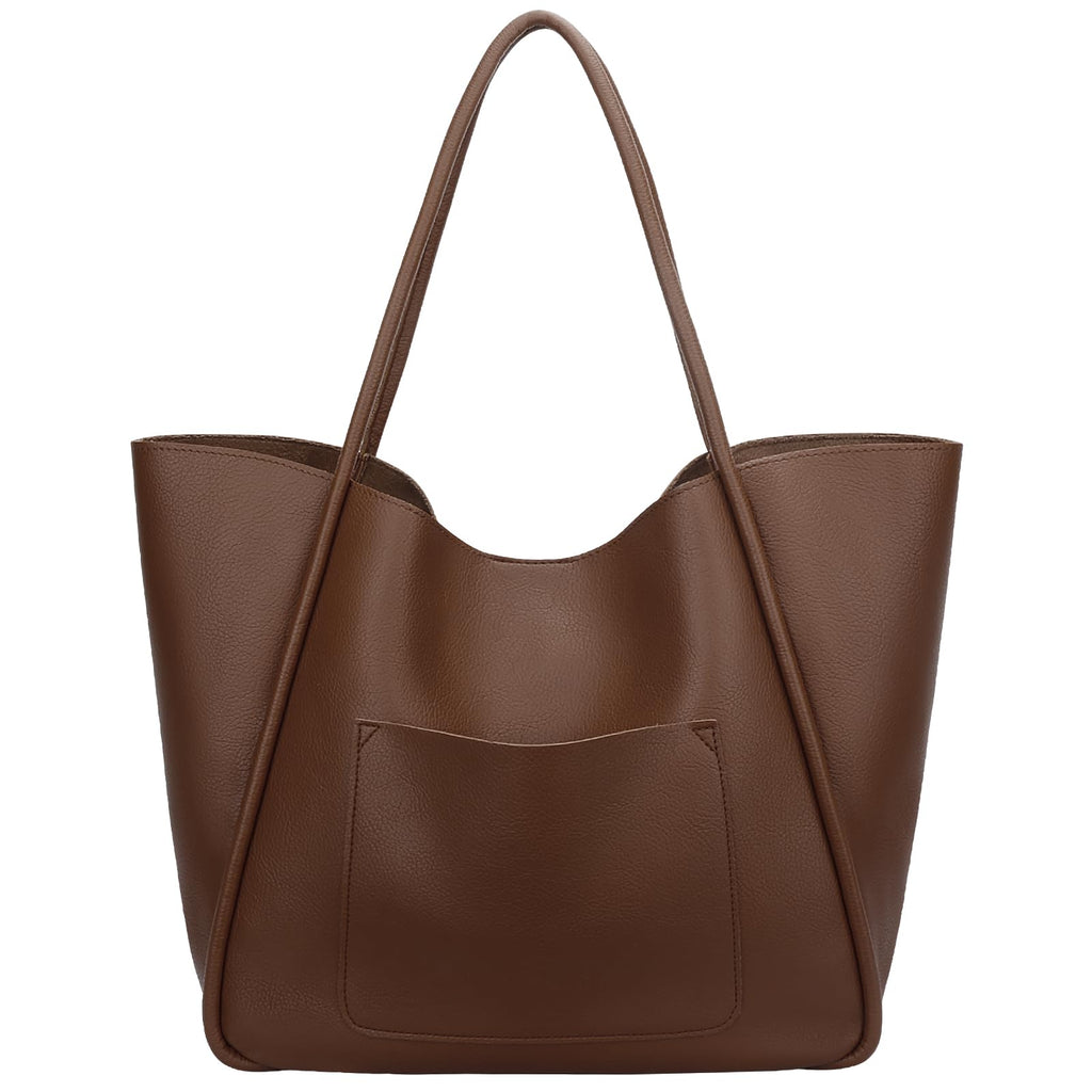KKXIU Tote Bag for Women Vegan Leather Shoulder Purse Large Capacity Travel Bag