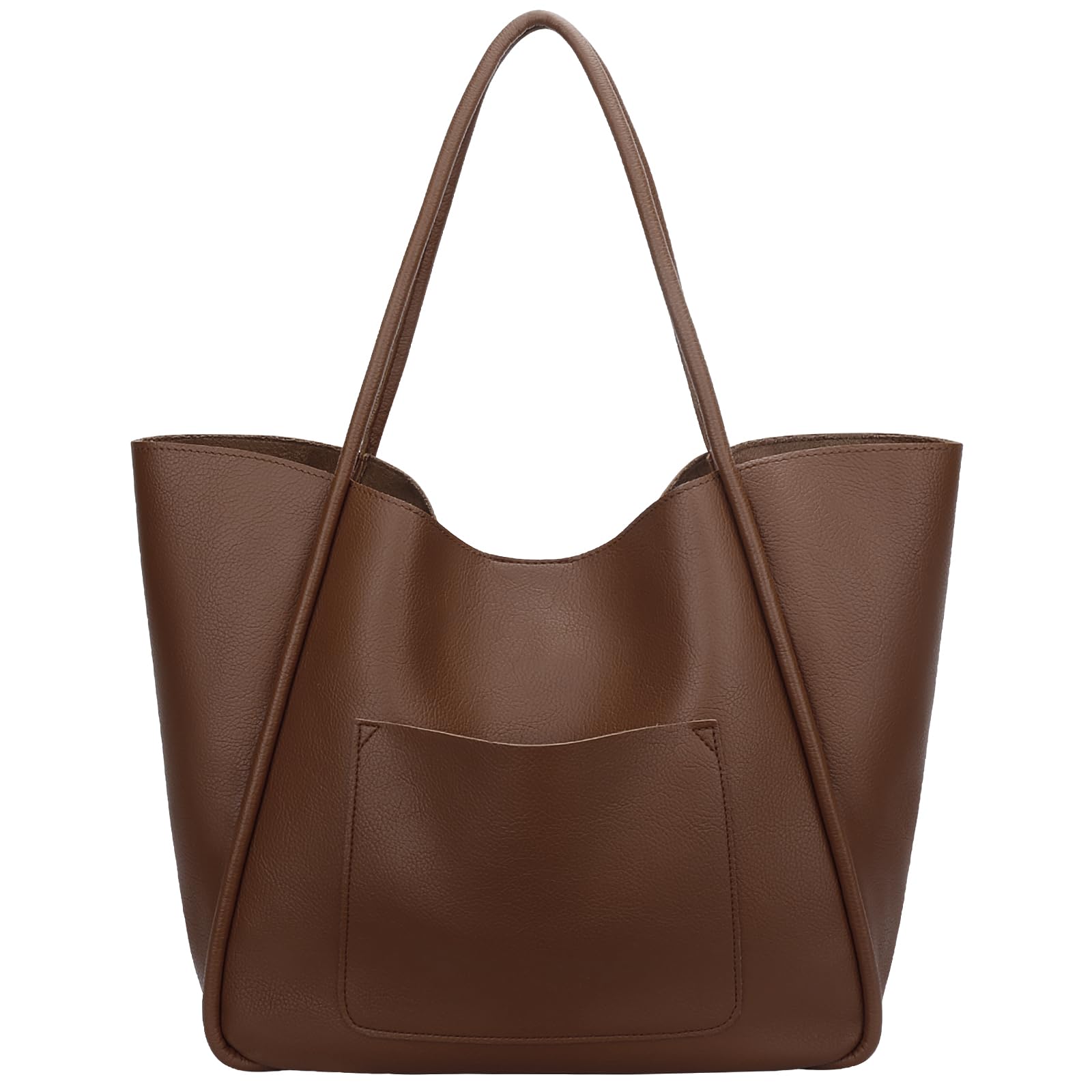 KKXIU Tote Bag for Women Vegan Leather Shoulder Purse Large Capacity Travel Bag