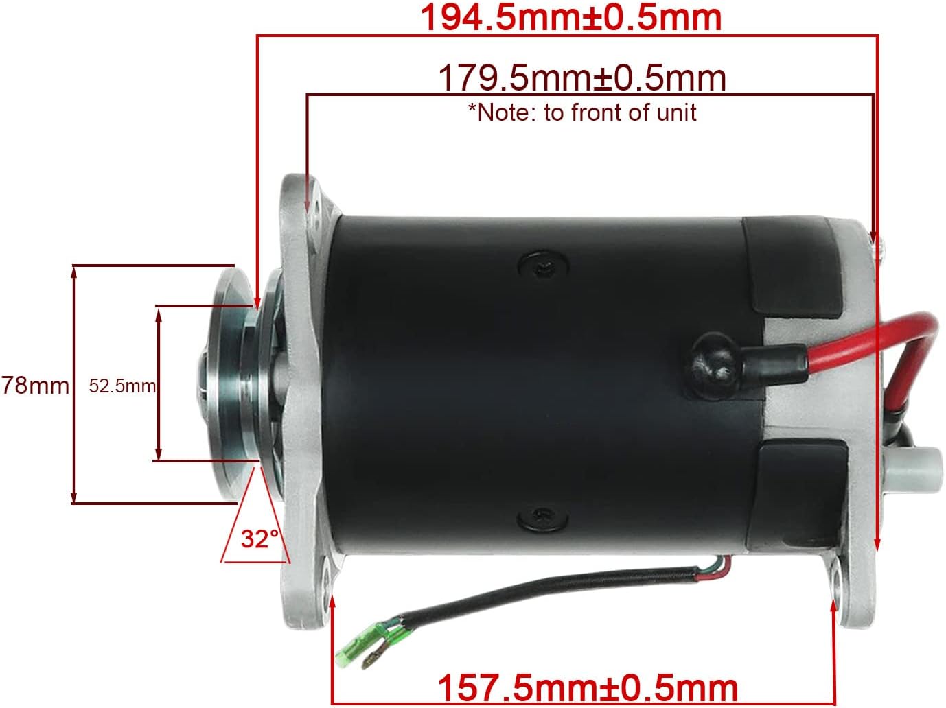 OEG Parts New Starter Generator Compatible with Yamaha Golf Cart G16 G19 G20 G21 G22 G29 JN6H110001 JN6H110002 GSB107-06 GSB107-06E GSB107-06F