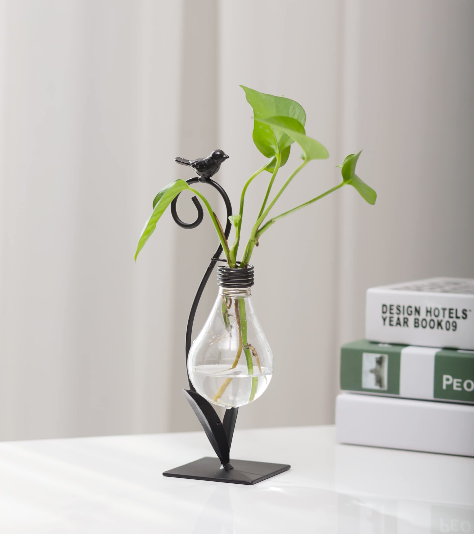 Plant Terrarium, Hydroponic Vases for Home Decoration, Modern Creative Bird Terrarium Stand, Ideal Gifts
