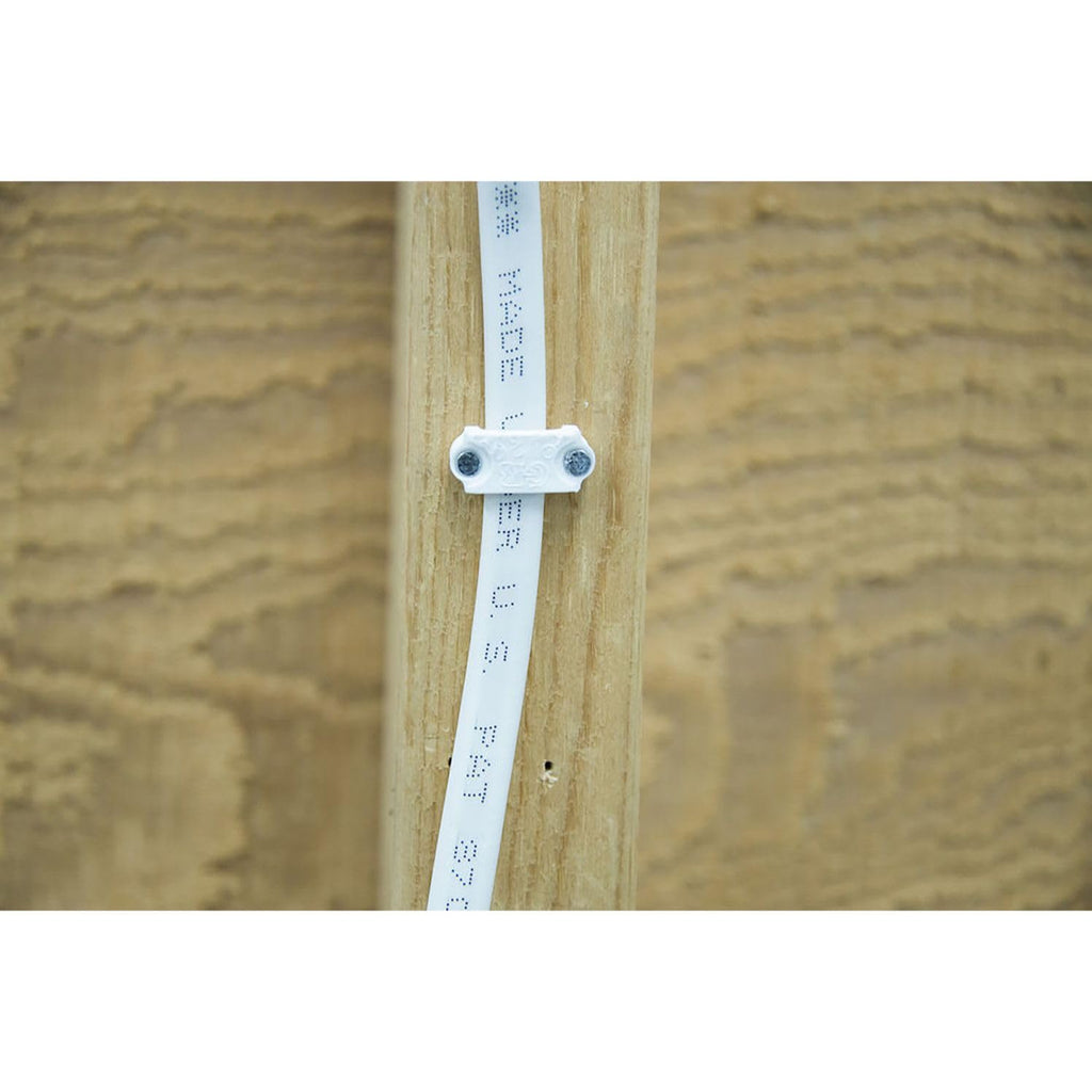 Gardner Bender PS-150Z Plastic Staple, ½ Inch., Secures Romex, UF & (NM) Non-Metalic Cable, Polyethylene - UV Resistant, Splinter Free, Application: 14/2, 12/2, 10/2 (NM) Non-Metalic Cable, 100 Pk., White