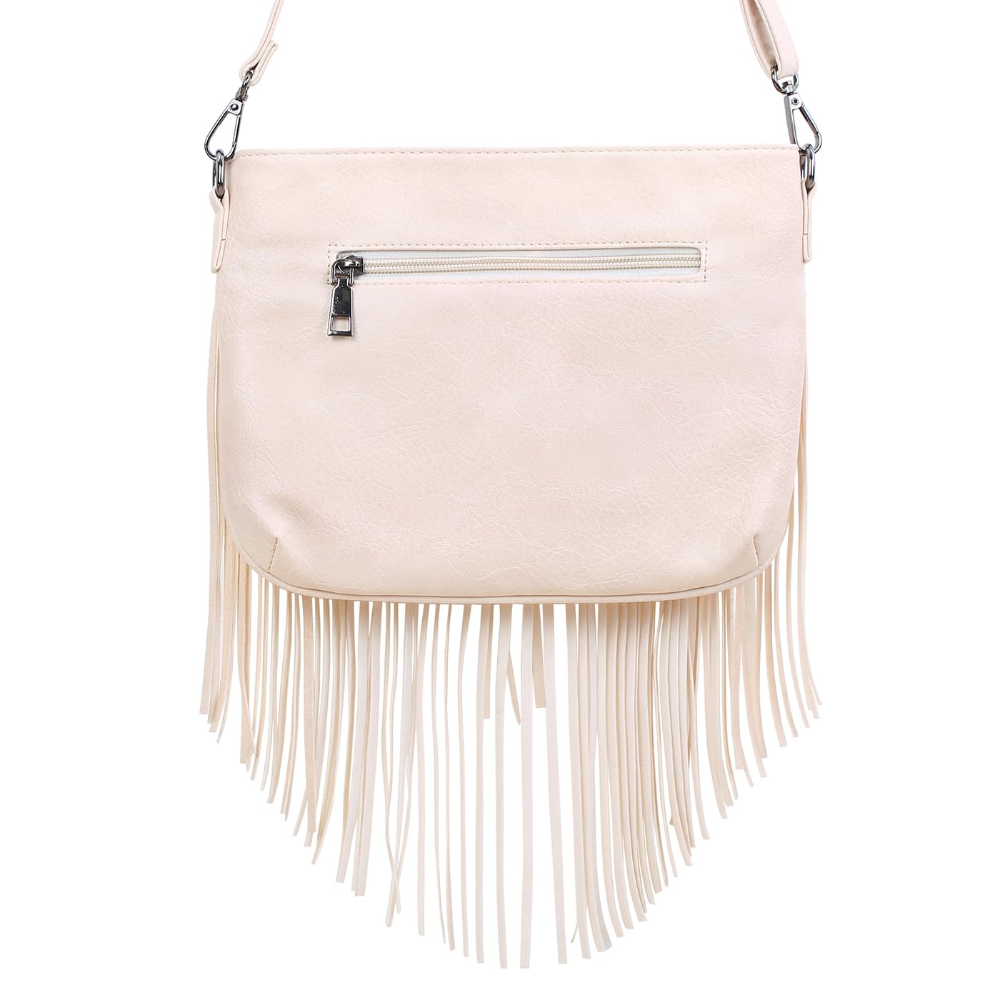 HDE Women's PU Leather Hobo Fringe Crossbody Tassel Purse Vintage Flap Envelope Handbag Western Sling Shoulder Bag
