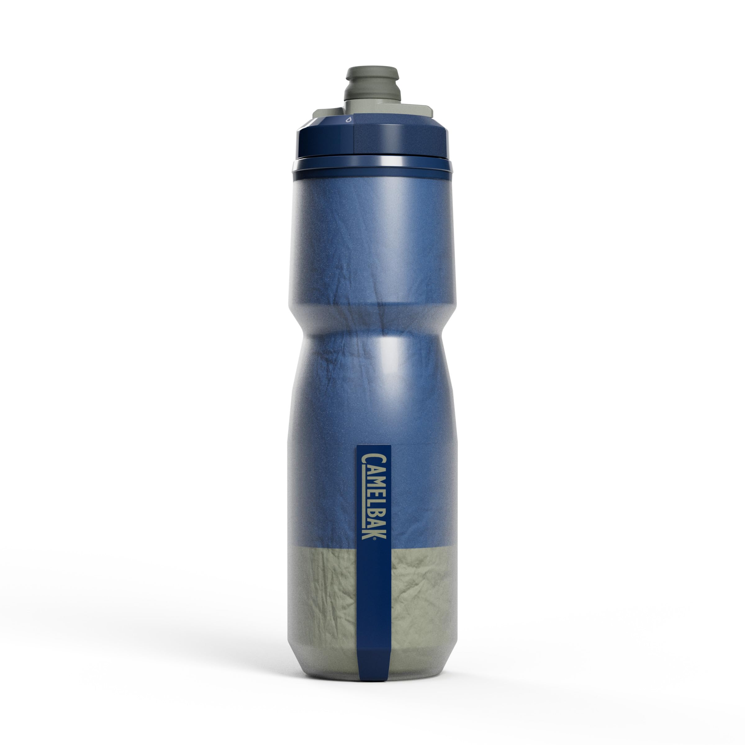 CamelBak Podium Chill Insulated Bike Squeeze Water Bottle, Cold Retention for Cycling, 24oz, Reflective Ghost