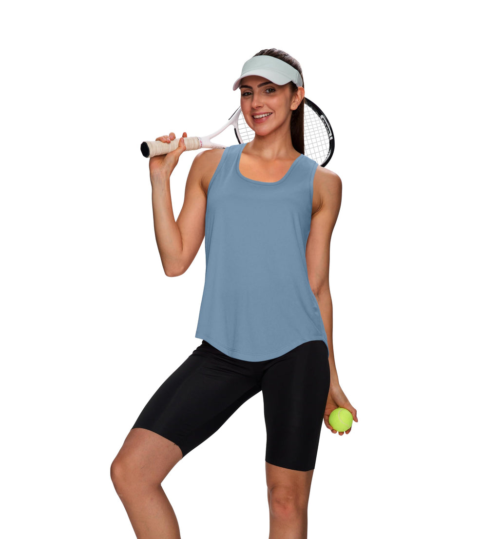 WIHOLL Workout Tops for Women Summer Athletic Tank Tops Sleeveless Shirts Beach Lightweight Gym Clothes